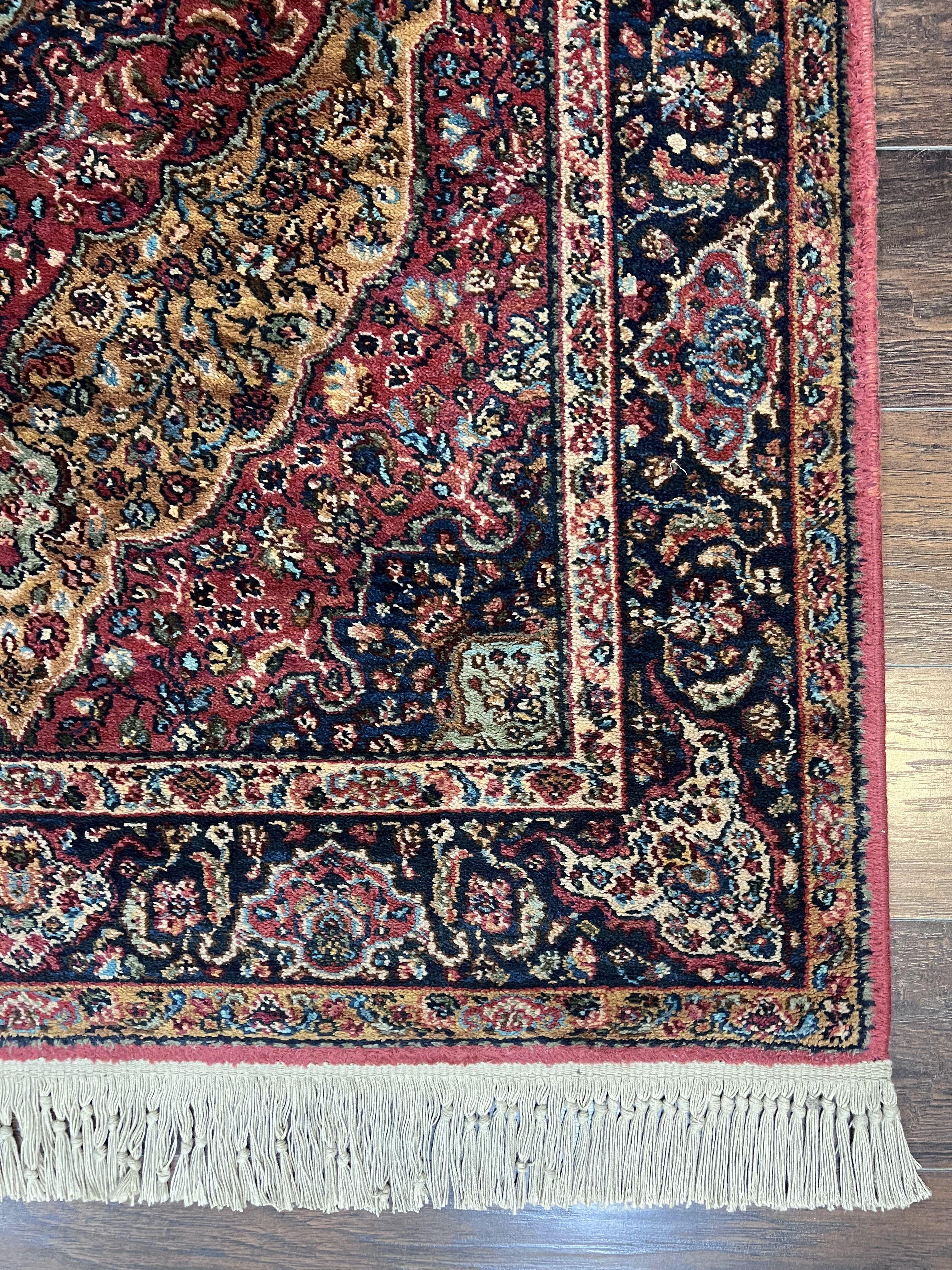 Karastan Rug 4x6 Medallion Kirman #700/718, Original Karastan Collection 700 Series, Discontinued Wool Karastan Carpet Vintage 4 x 6 Rug - Jewel Rugs
