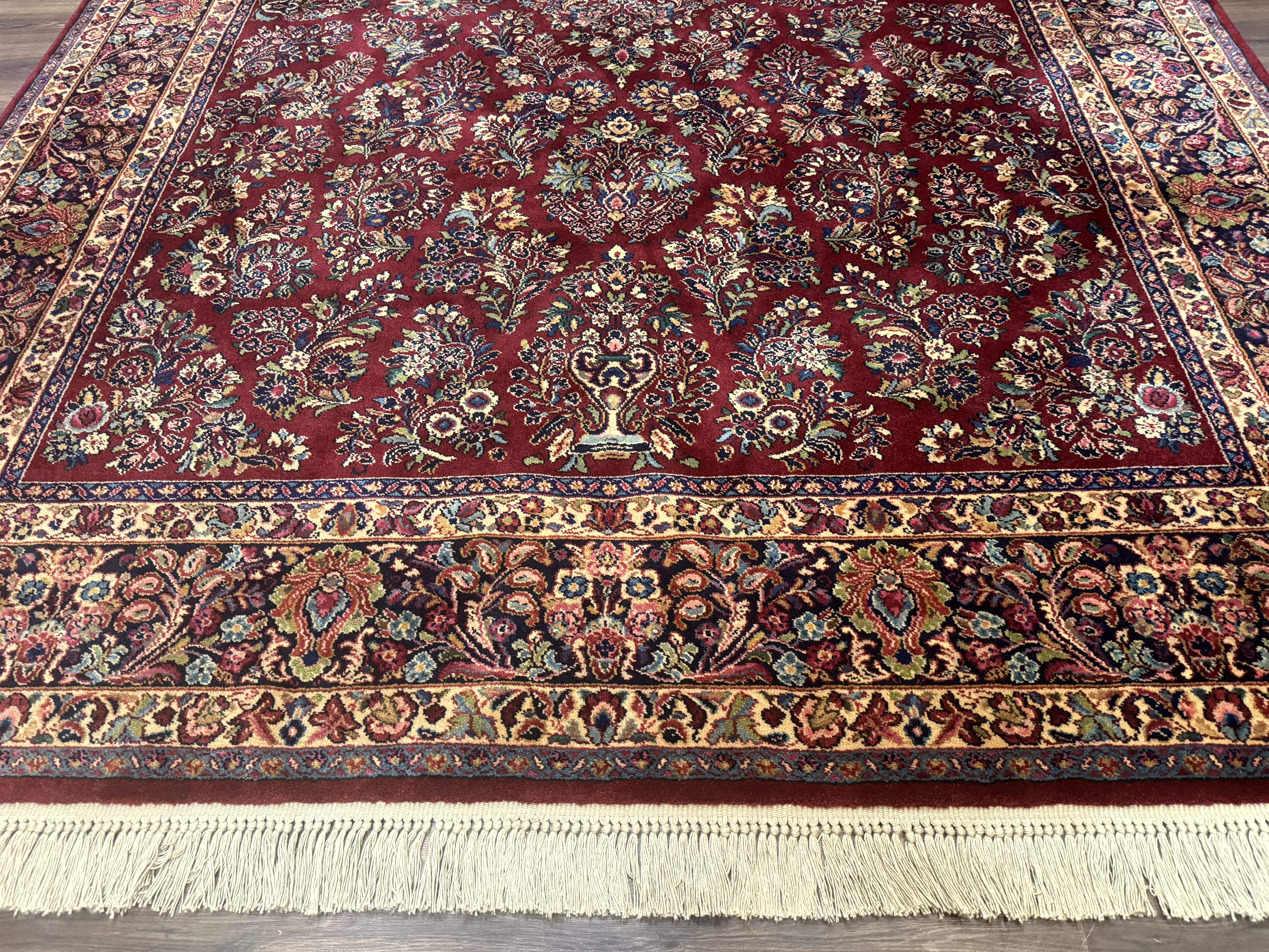 Karastan Rug 8.8 x 12 Red Sarouk #785 - Jewel Rugs