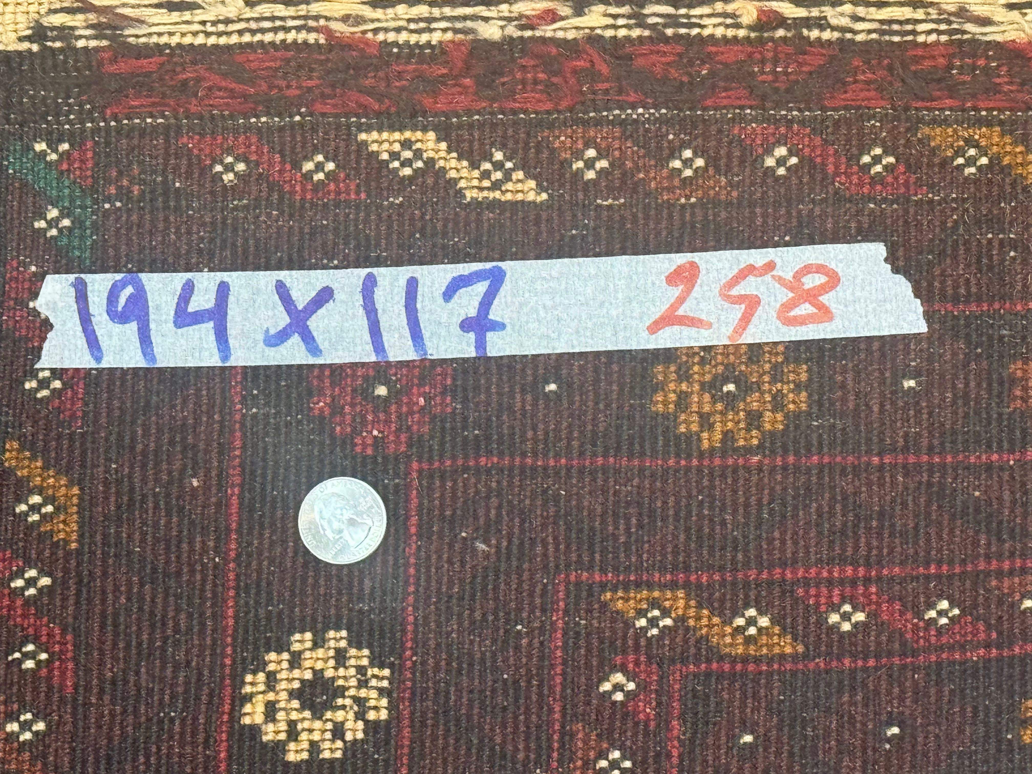 Persian Baluch Rug 4x7, Hand-Knotted Wool Tribal Carpet - Jewel Rugs