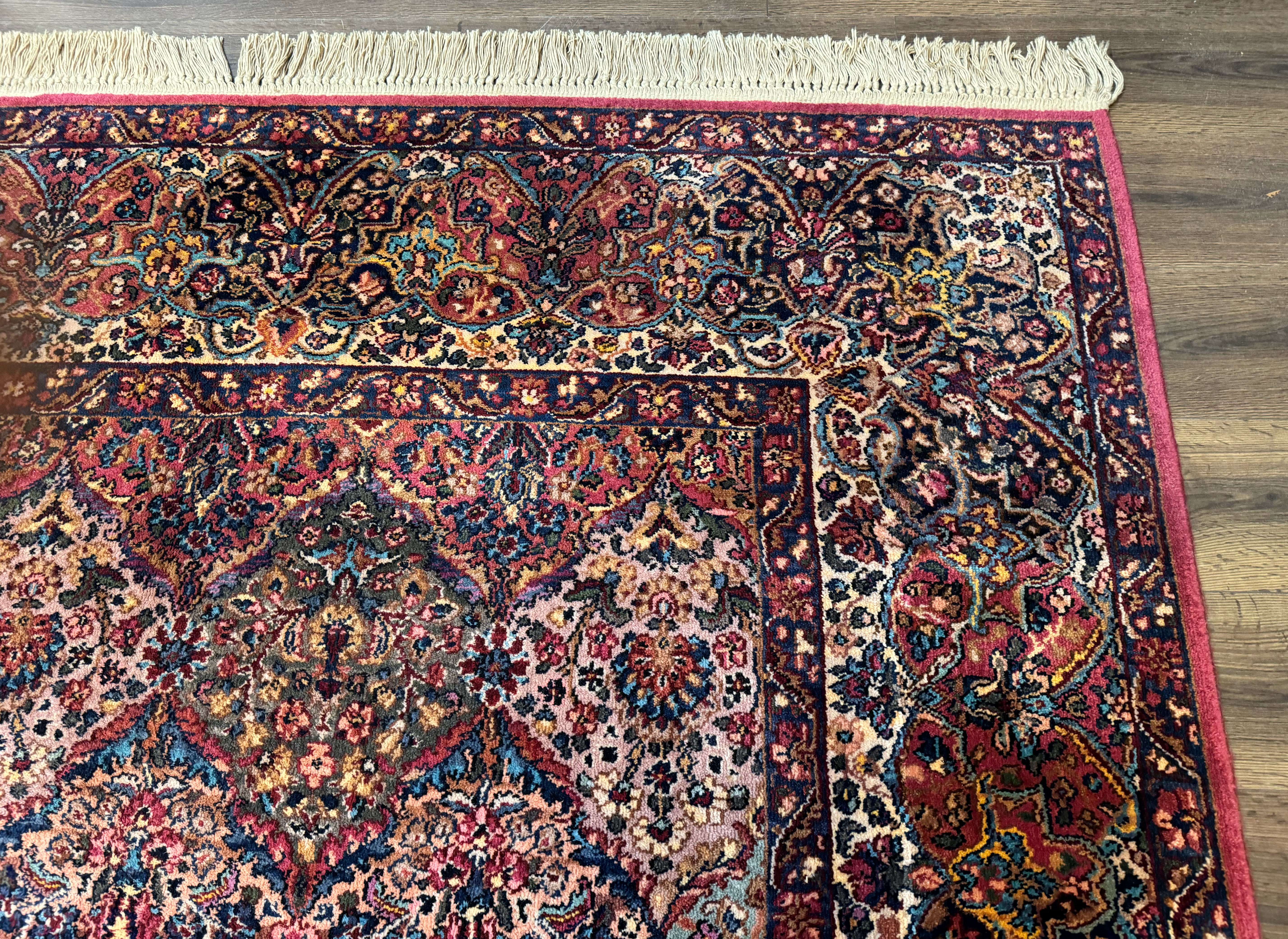 12x16 Karastan Multicolor Panel Kirman Rug #717, Rare Palace Size Wool Original 700 Series - Jewel Rugs
