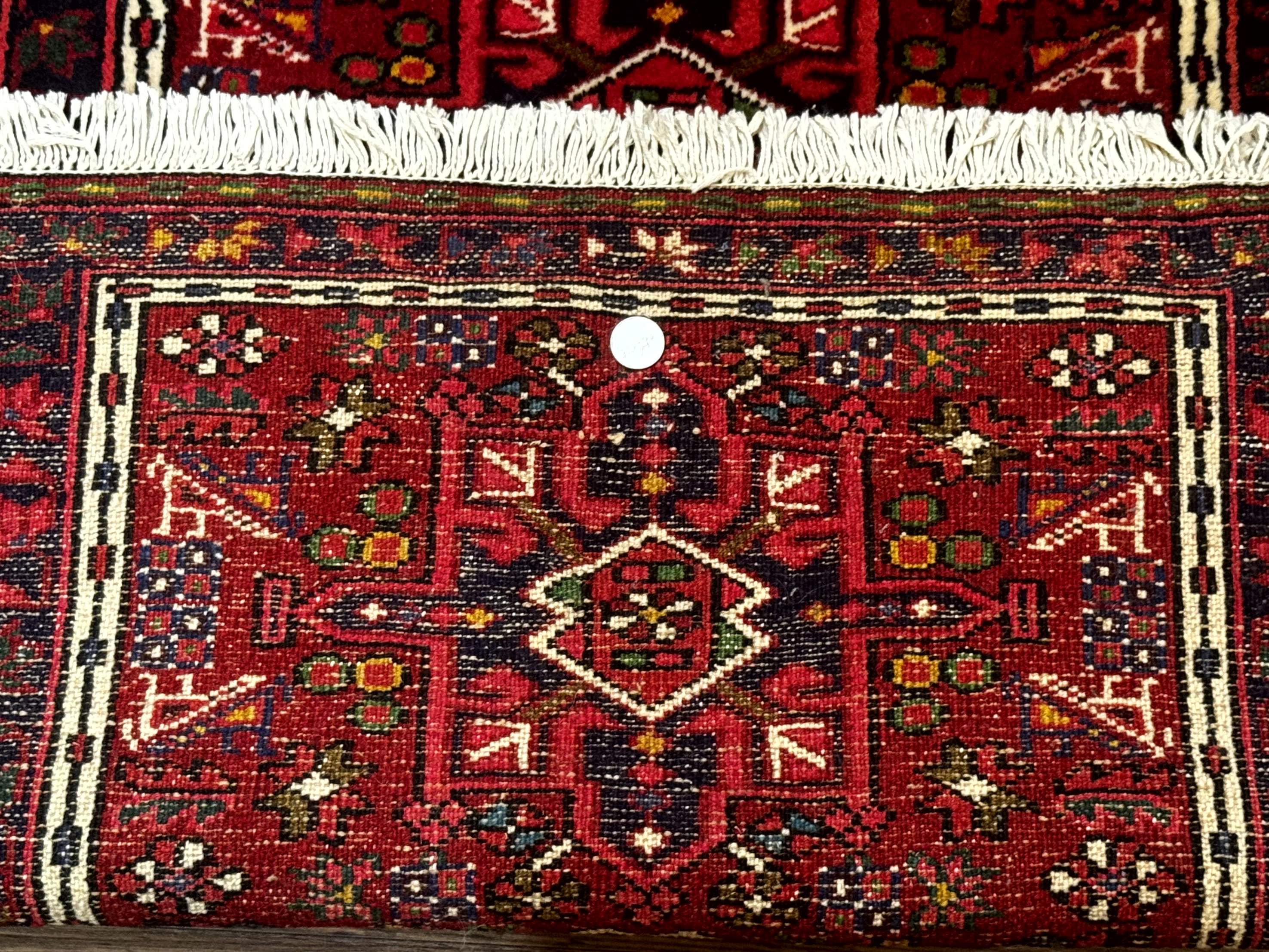 Persian Karajeh Runner Ruig 2 x 6.6, Tribal Runner, Red, Rustic, Short Runner, Geometric - Jewel Rugs