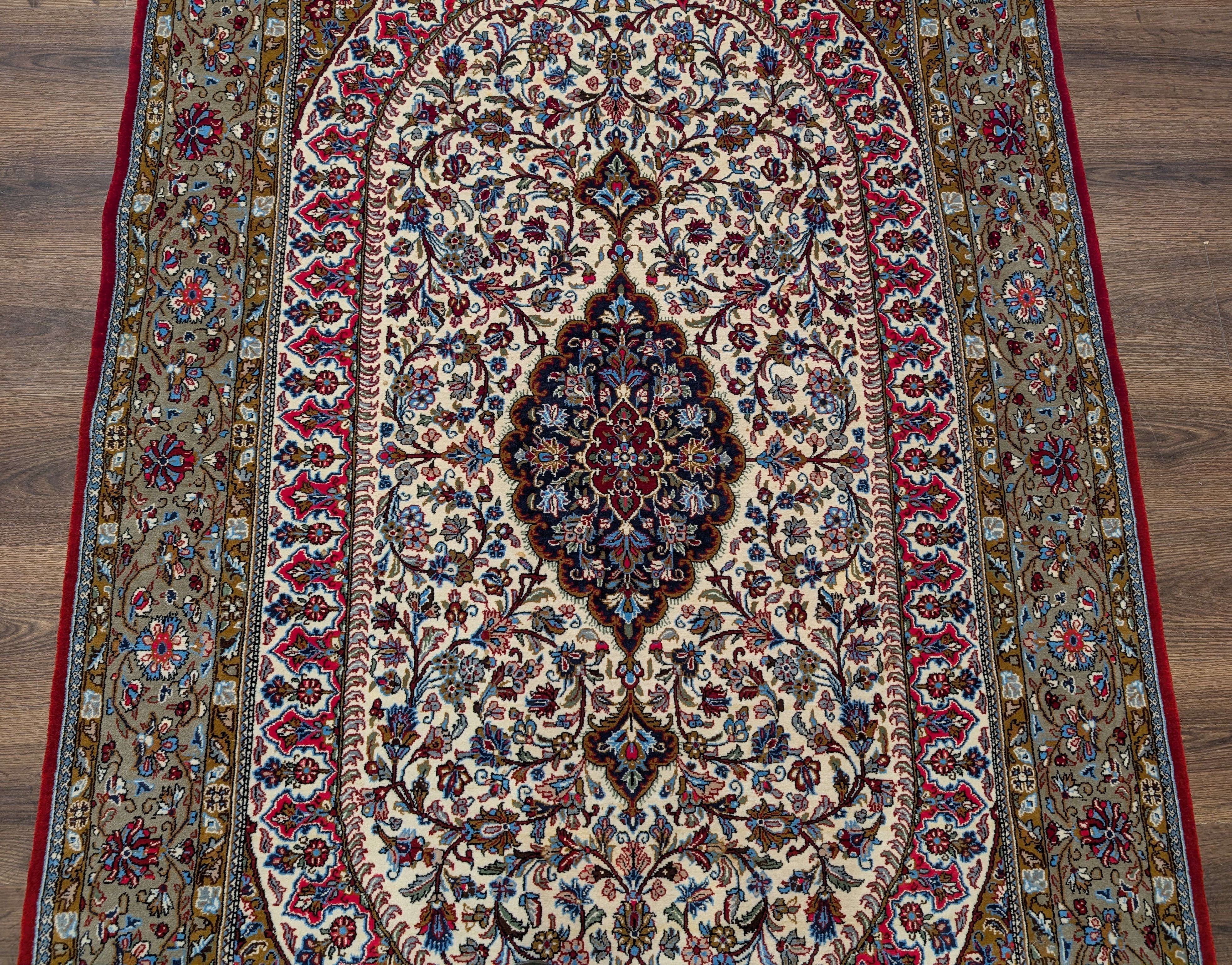 Persian Qum Rug 5x7, Fine 290 KPSI, Hand Knotted, Pair B - Jewel Rugs
