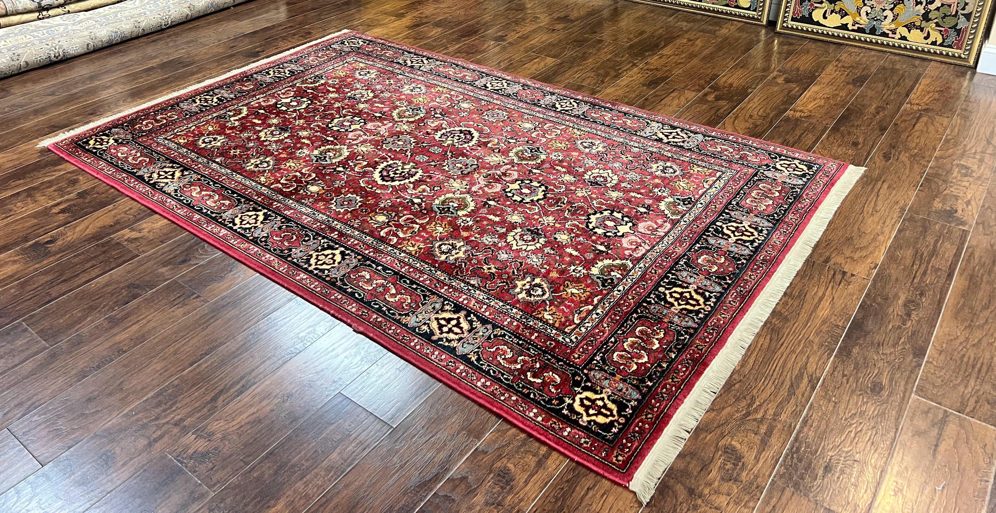 Karastan Rug 6x9, Williamsburg Herati #558, Wool Karastan Carpet, Vintage Karastan Persian Area Rug, Wool Pile - Jewel Rugs
