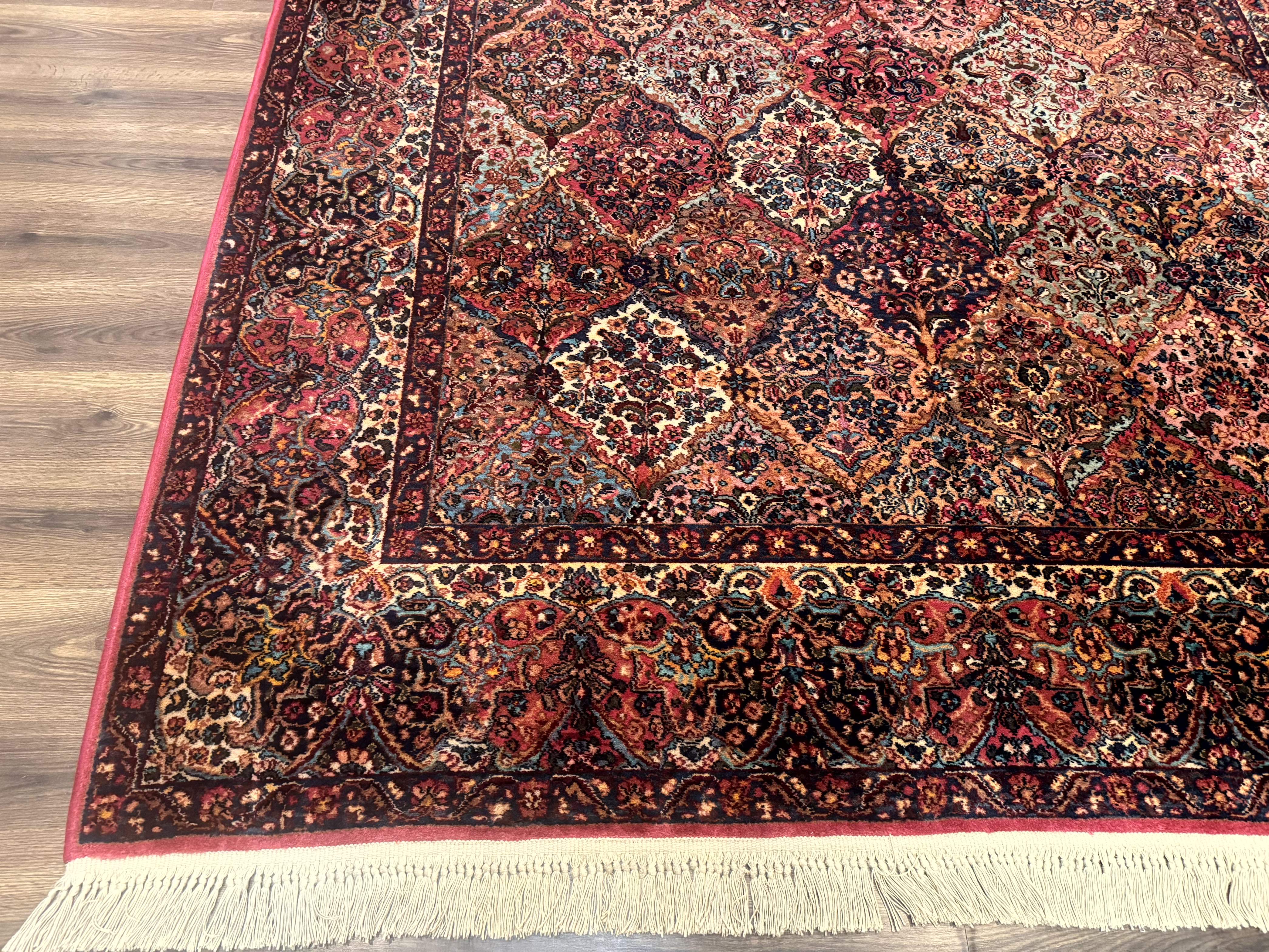 Karastan Multicolor Panel Kirman Rug #717, Wool Karastan Carpet 8.8 x 12 - Jewel Rugs