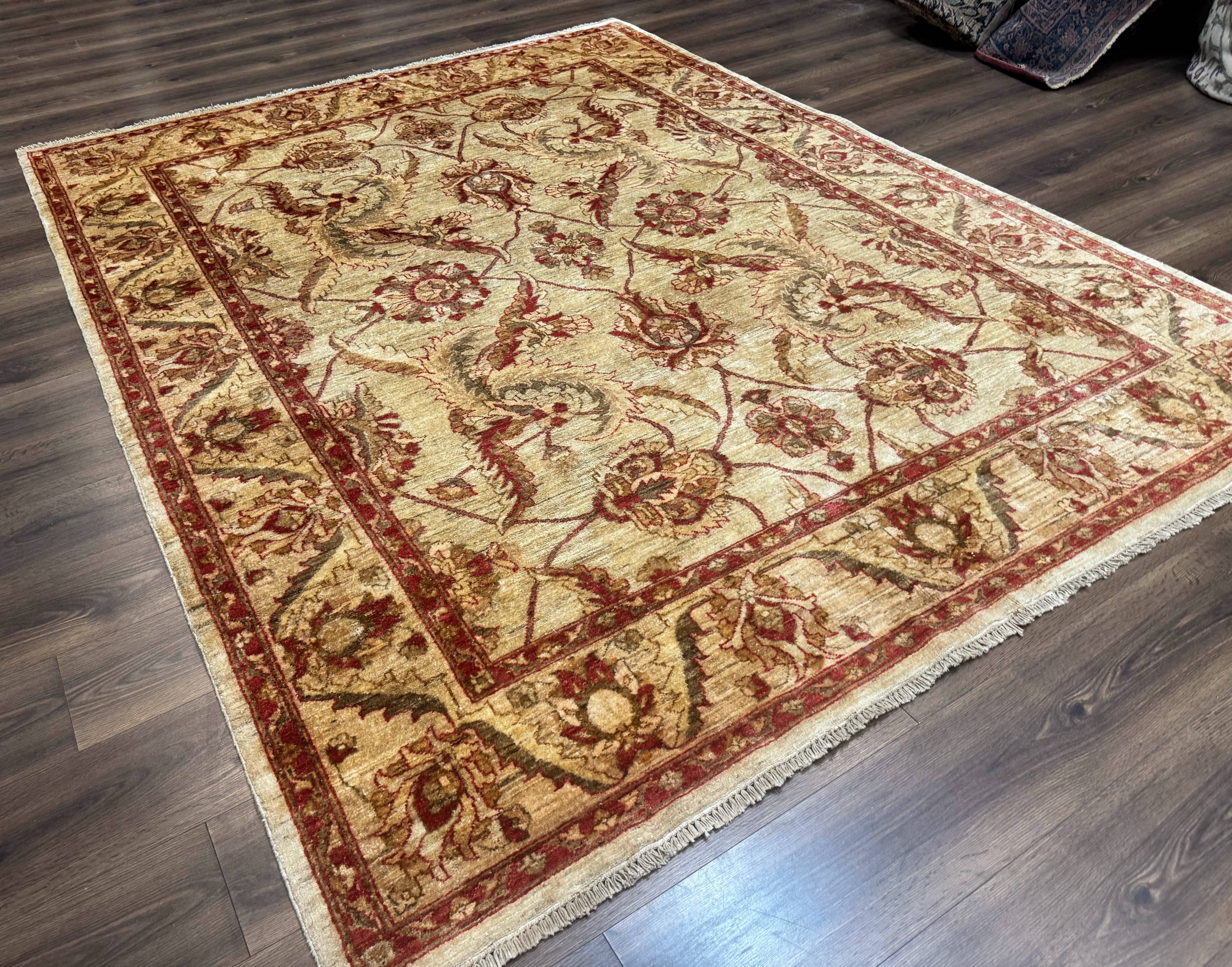 Indian Mahal Rug 7x9, Traditional Wool Carpet - Jewel Rugs