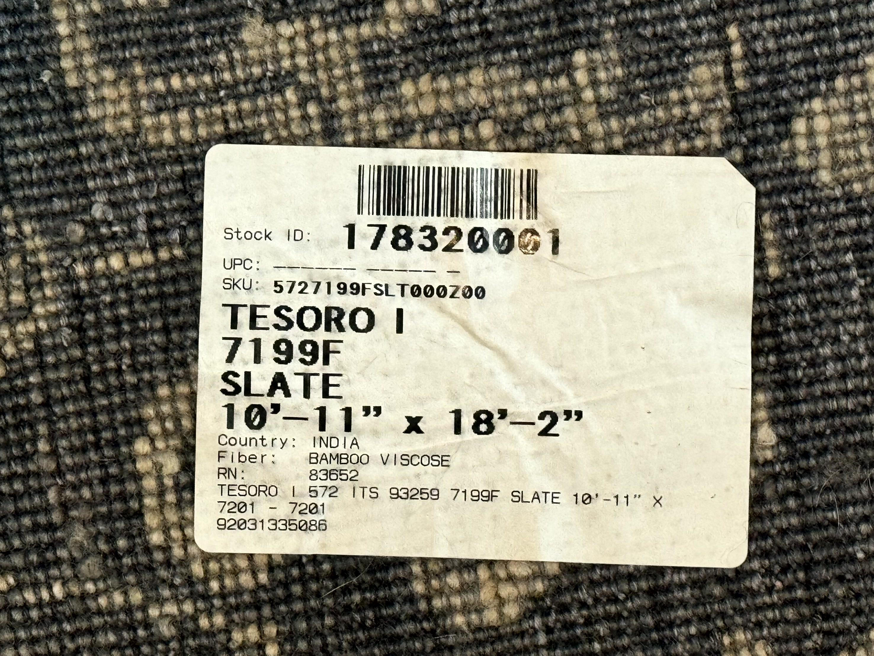 Large Palace Sized Indian Rug 11x18, Handmade Area Rug, Modern Contemporary - Jewel Rugs