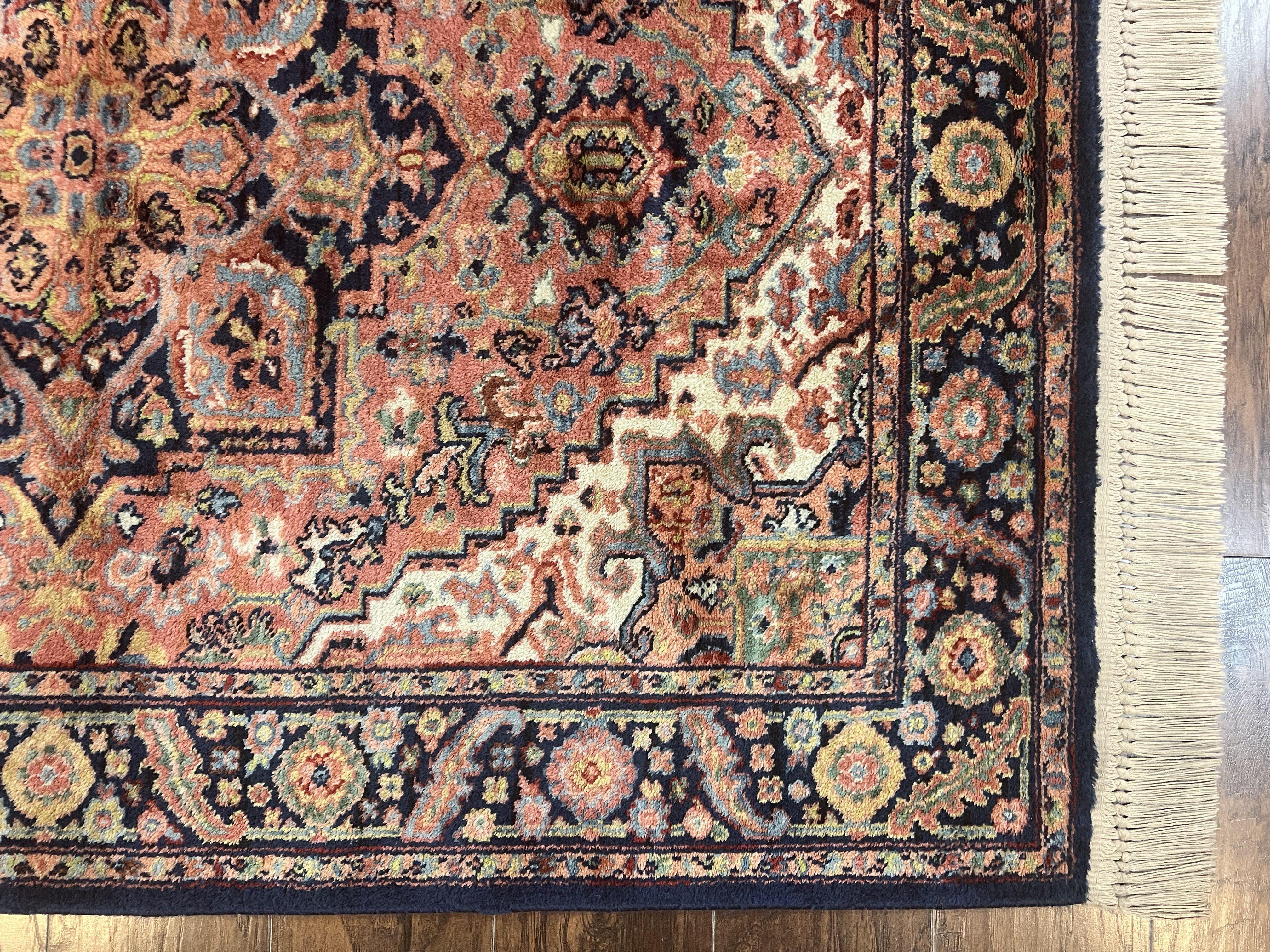 Karastan Rug 4x6, Karastan Heriz #726, Wool Pile Karastan Area Rug, Rare Hard to Find, Original 700 Series Vintage Discontinued Rug - Jewel Rugs