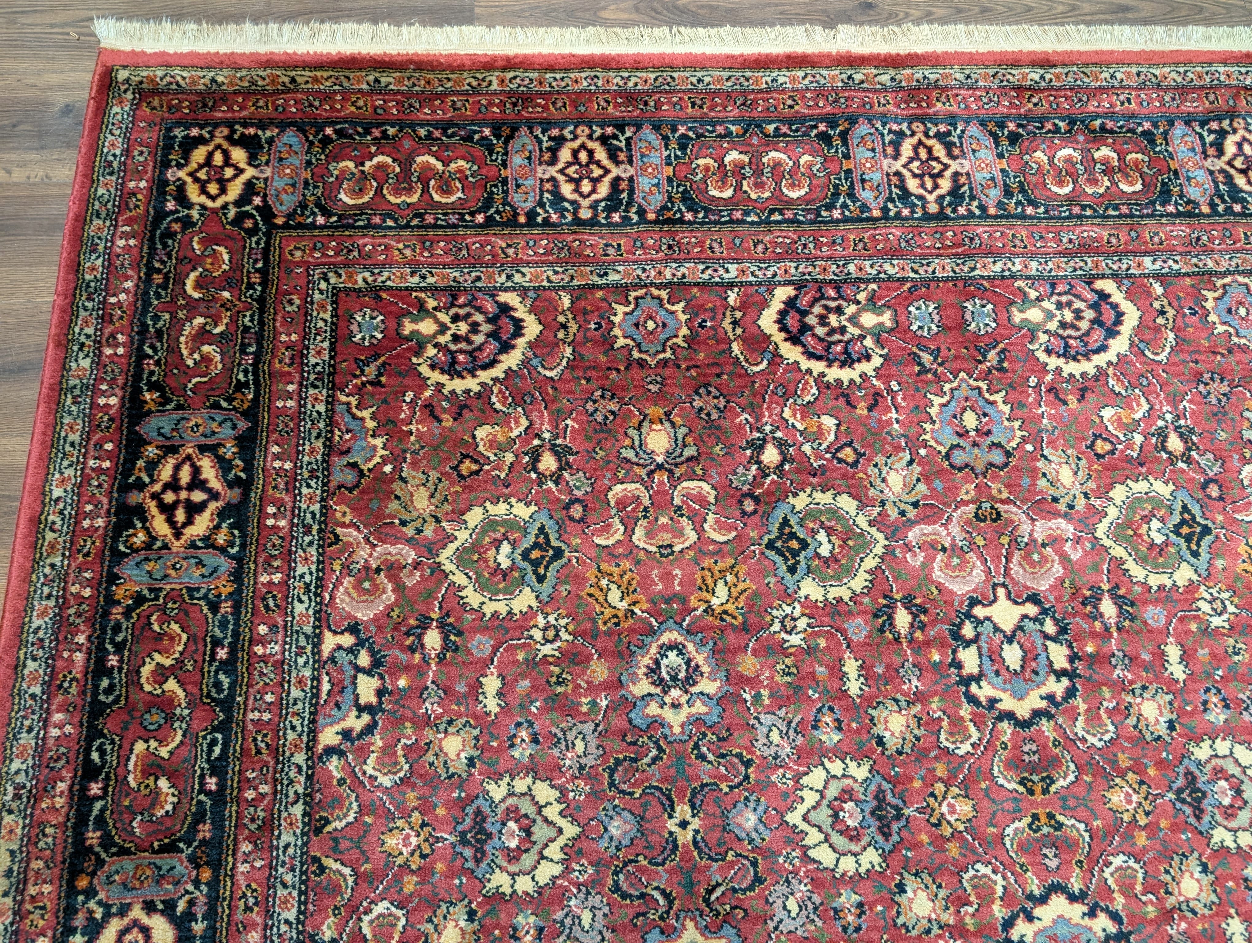 Karastan Rug 8x12 Williamsburg Herati #558, Wool Vintage Karastan Persian Carpet - Jewel Rugs