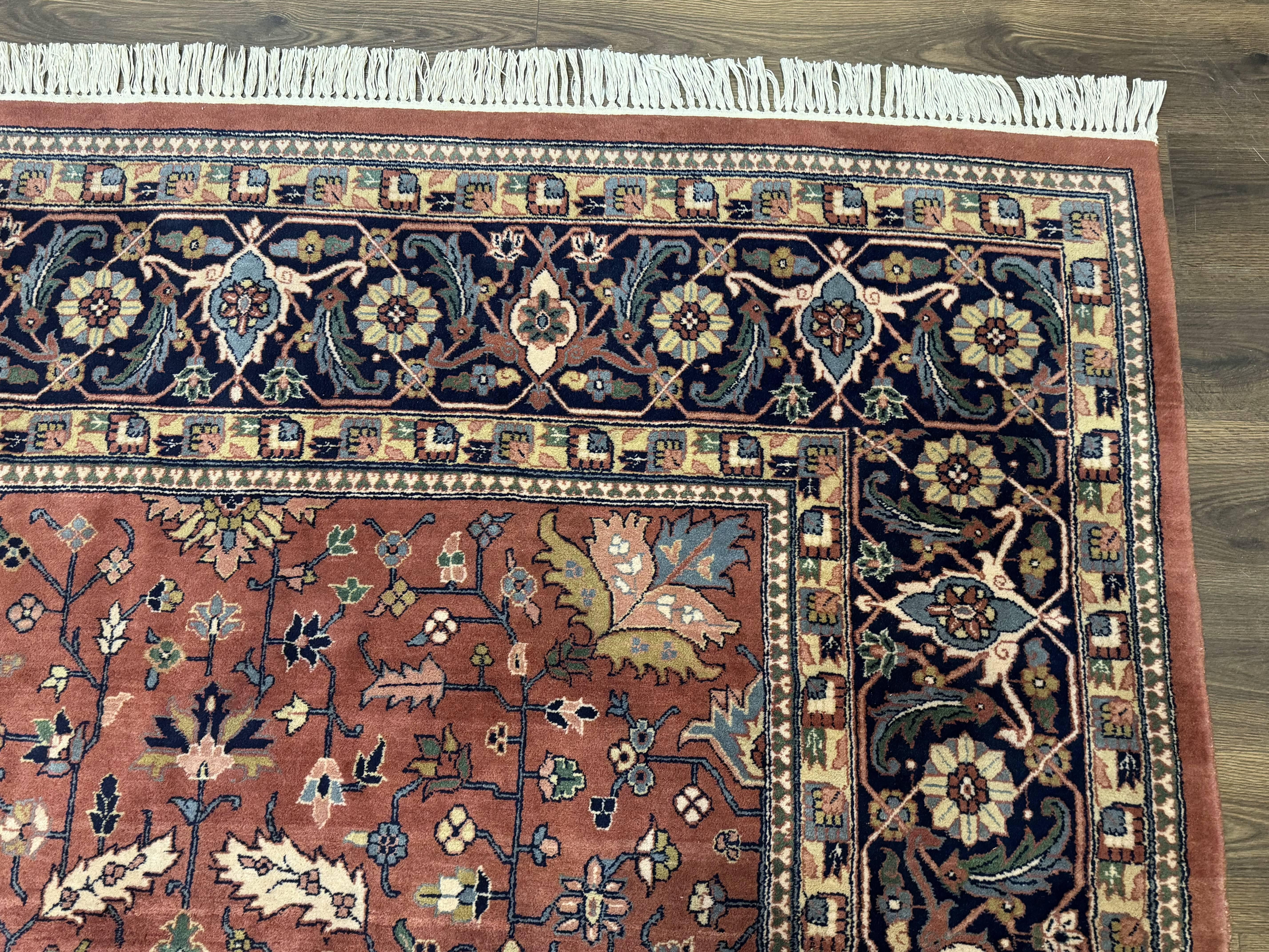 Indo Persian Heriz Rug 10x15, Allover Pattern, Large Wool Handmade Rug - Jewel Rugs