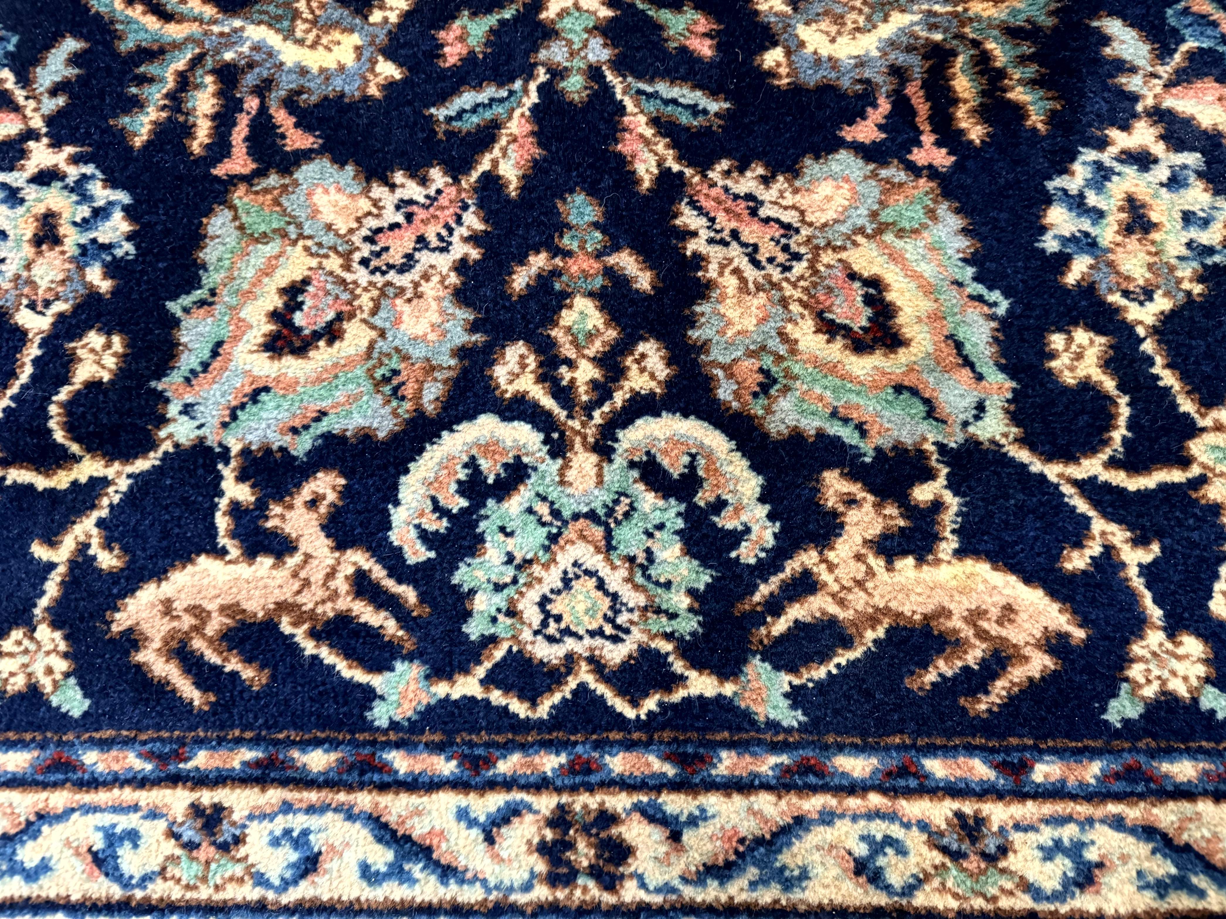 Karastan Rug #747, Indigo Ta'briz 5.9 x 9 - Jewel Rugs