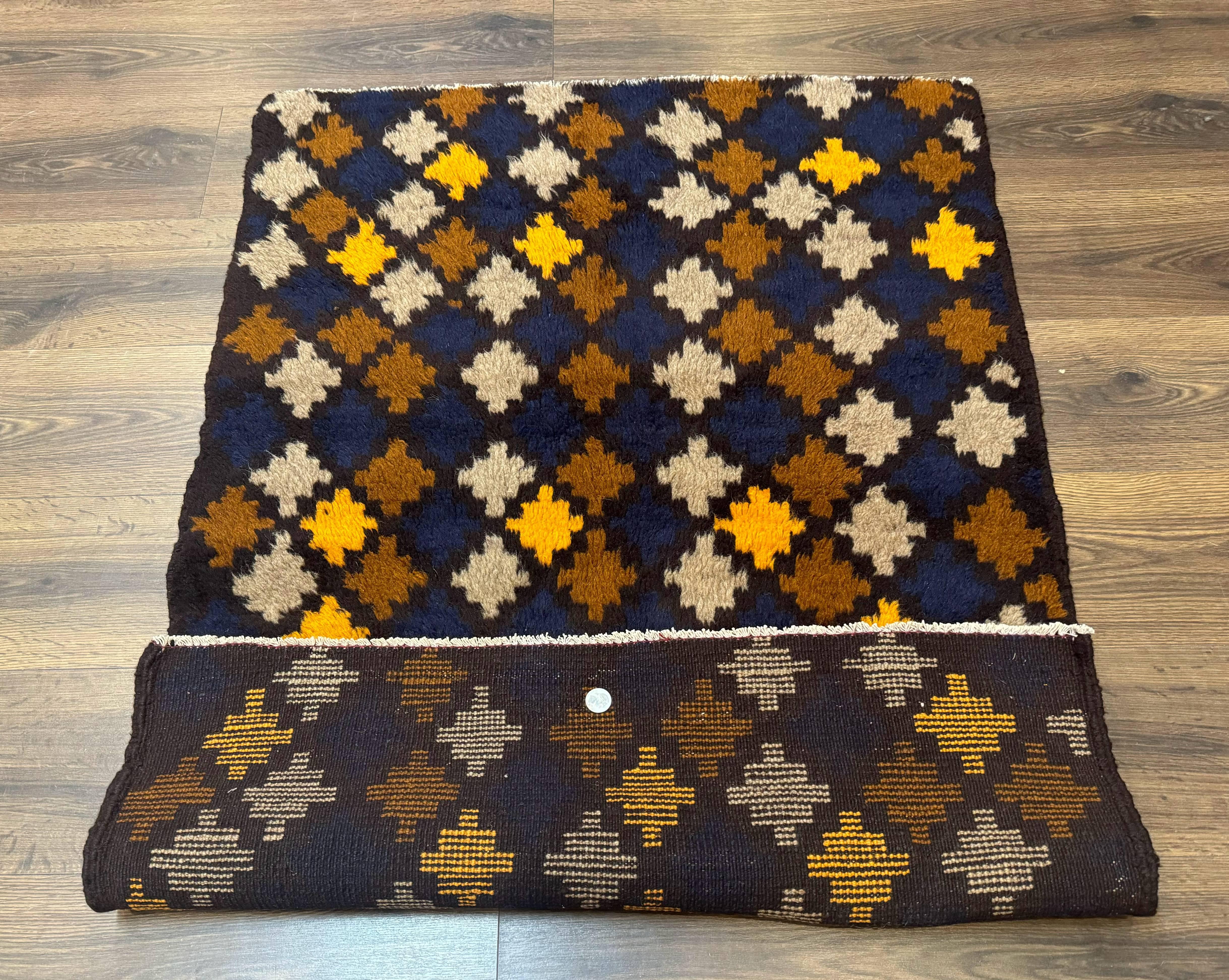 Balouch Rug 3x4, Afghan Rug, Tribal Rug, Multicolor - Jewel Rugs