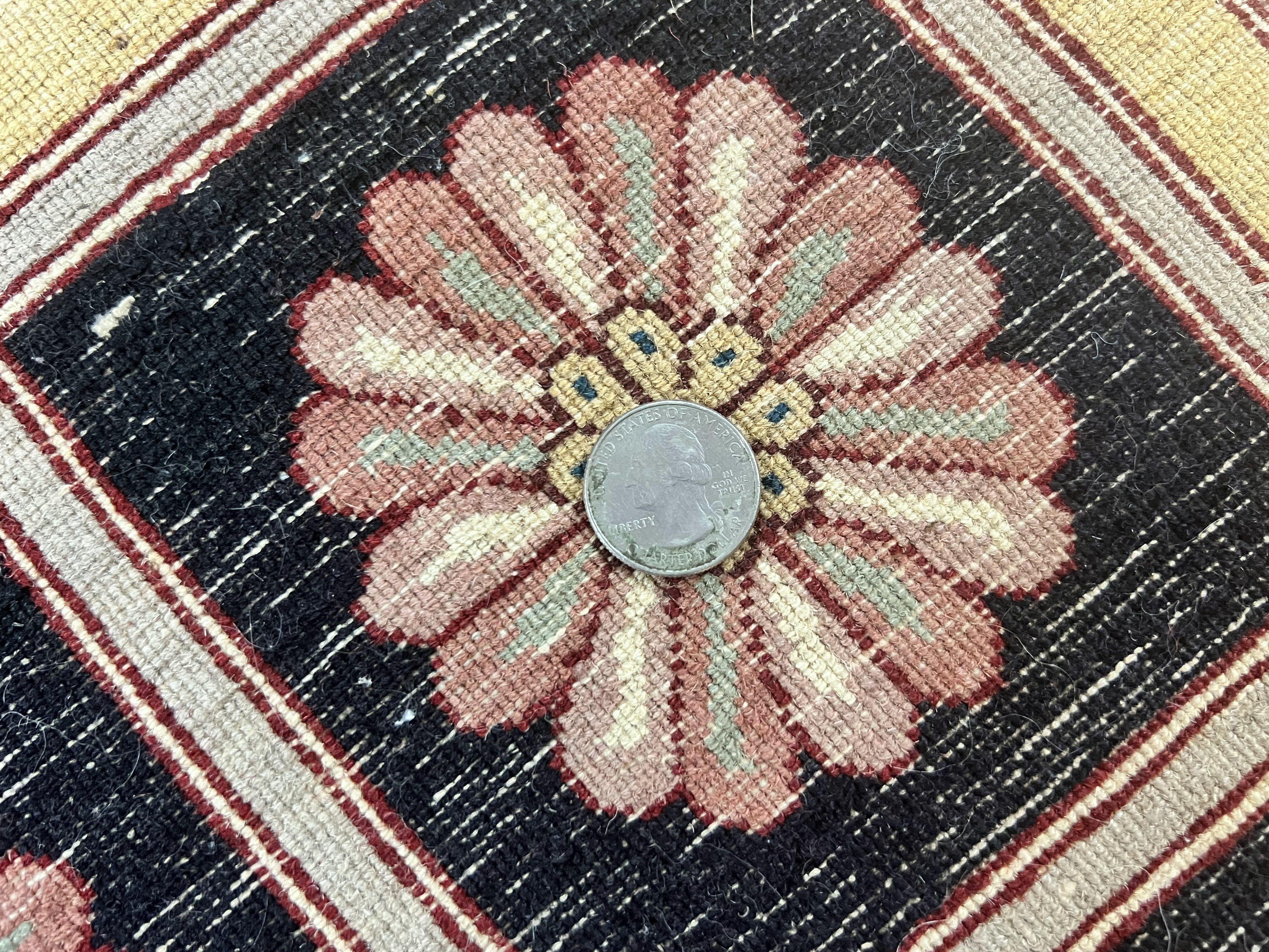 Pakistani Rug 6x9, European Aubusson Design, Wool Handmade Vintage Carpet, Dark Red, 6 x 9 Medium Sized Rug - Jewel Rugs