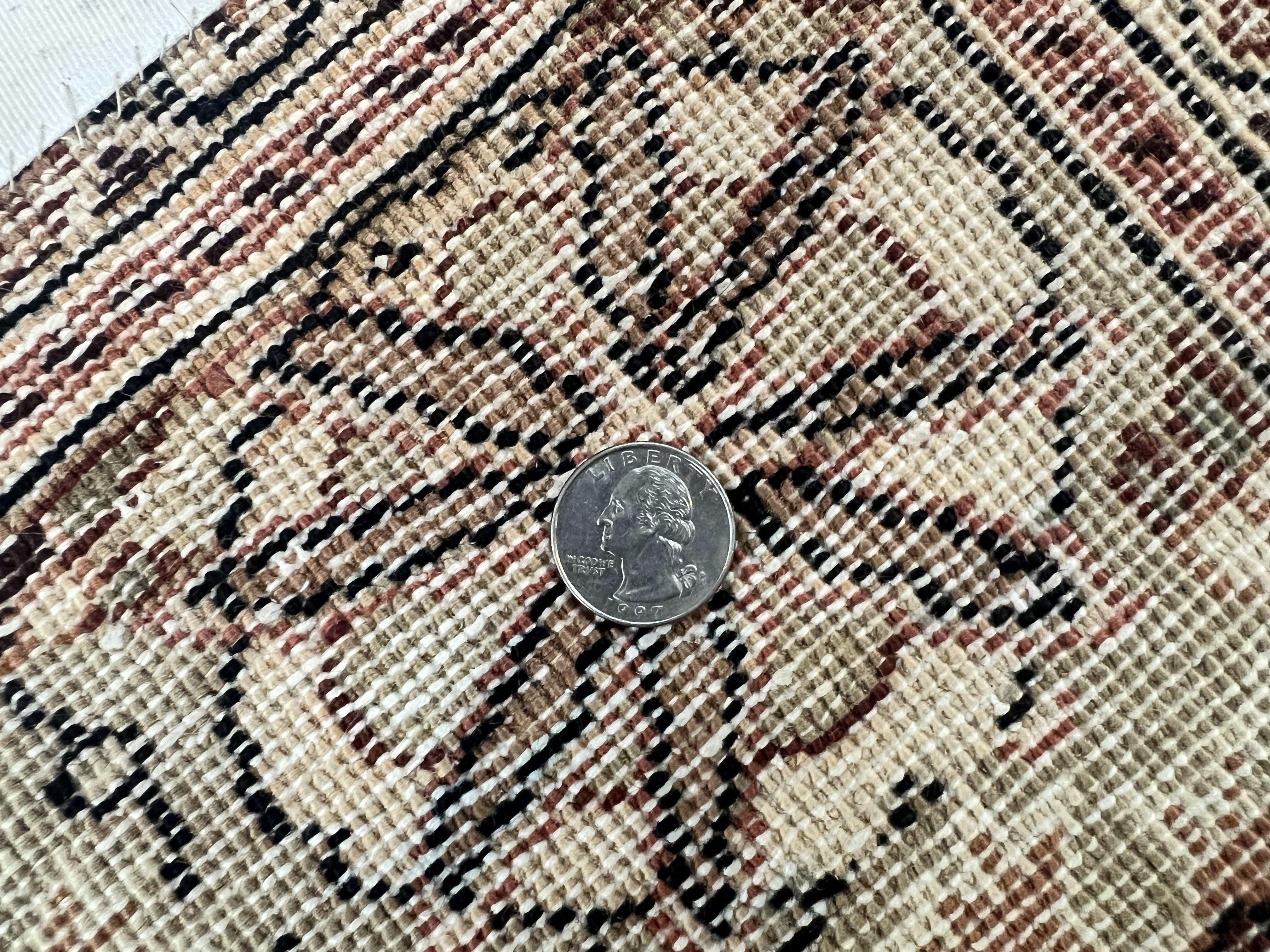 Turkish Sivas Rug 9x12, Handmade Vintage Wool Carpet, Cream Ivory - Jewel Rugs
