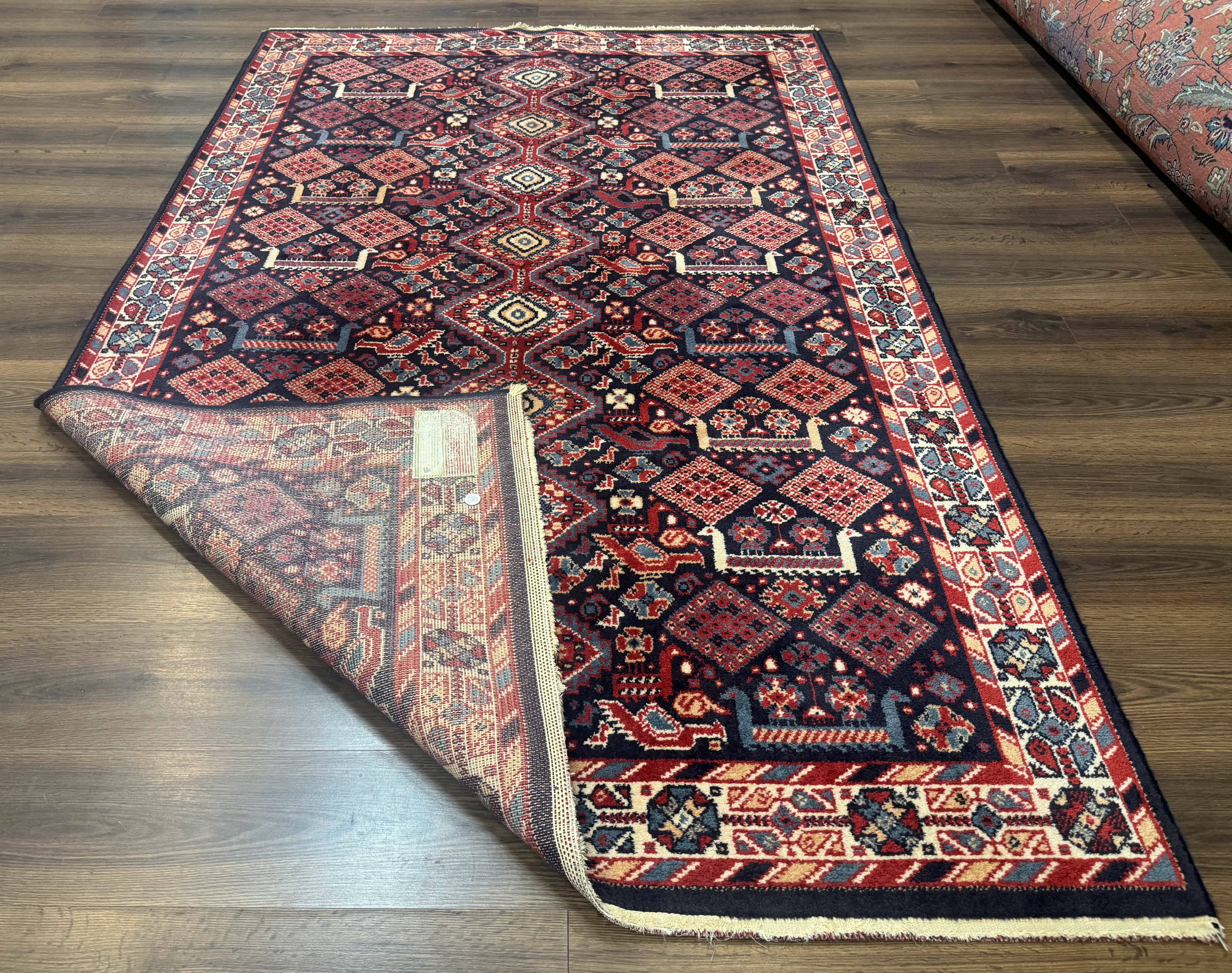 Karastan Rug 5x8, Yuruk Collection #530, Geometric Tribal Wool Pile Vintage Carpet - Jewel Rugs