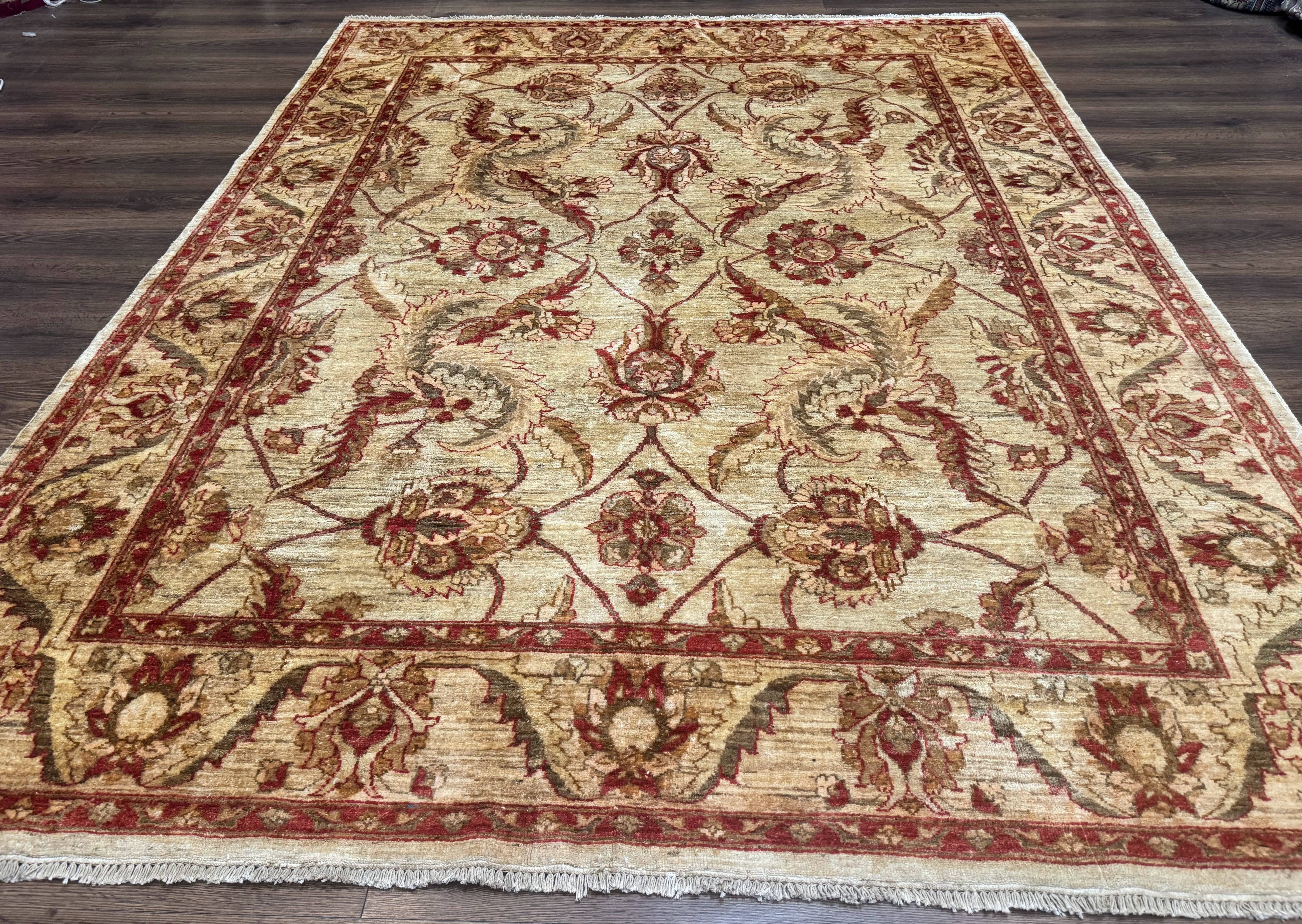Indian Mahal Rug 7x9, Traditional Wool Carpet - Jewel Rugs