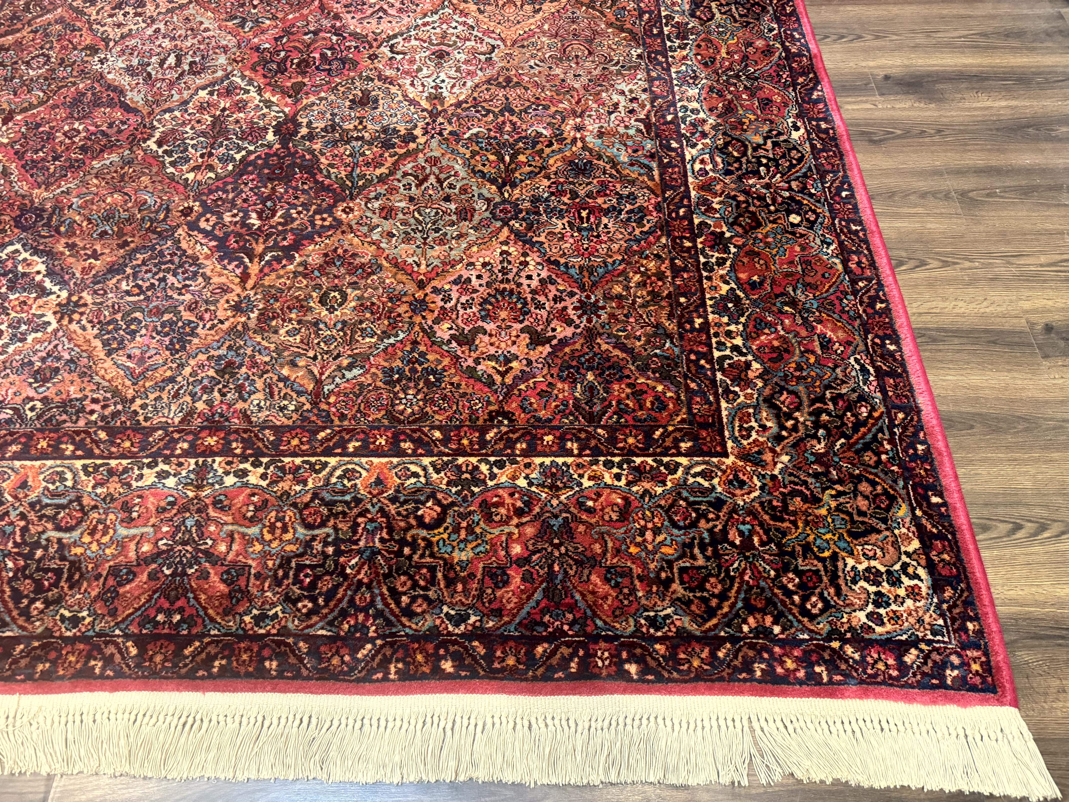 Karastan Multicolor Panel Kirman Rug #717, Wool Karastan Carpet 8.8 x 12 - Jewel Rugs