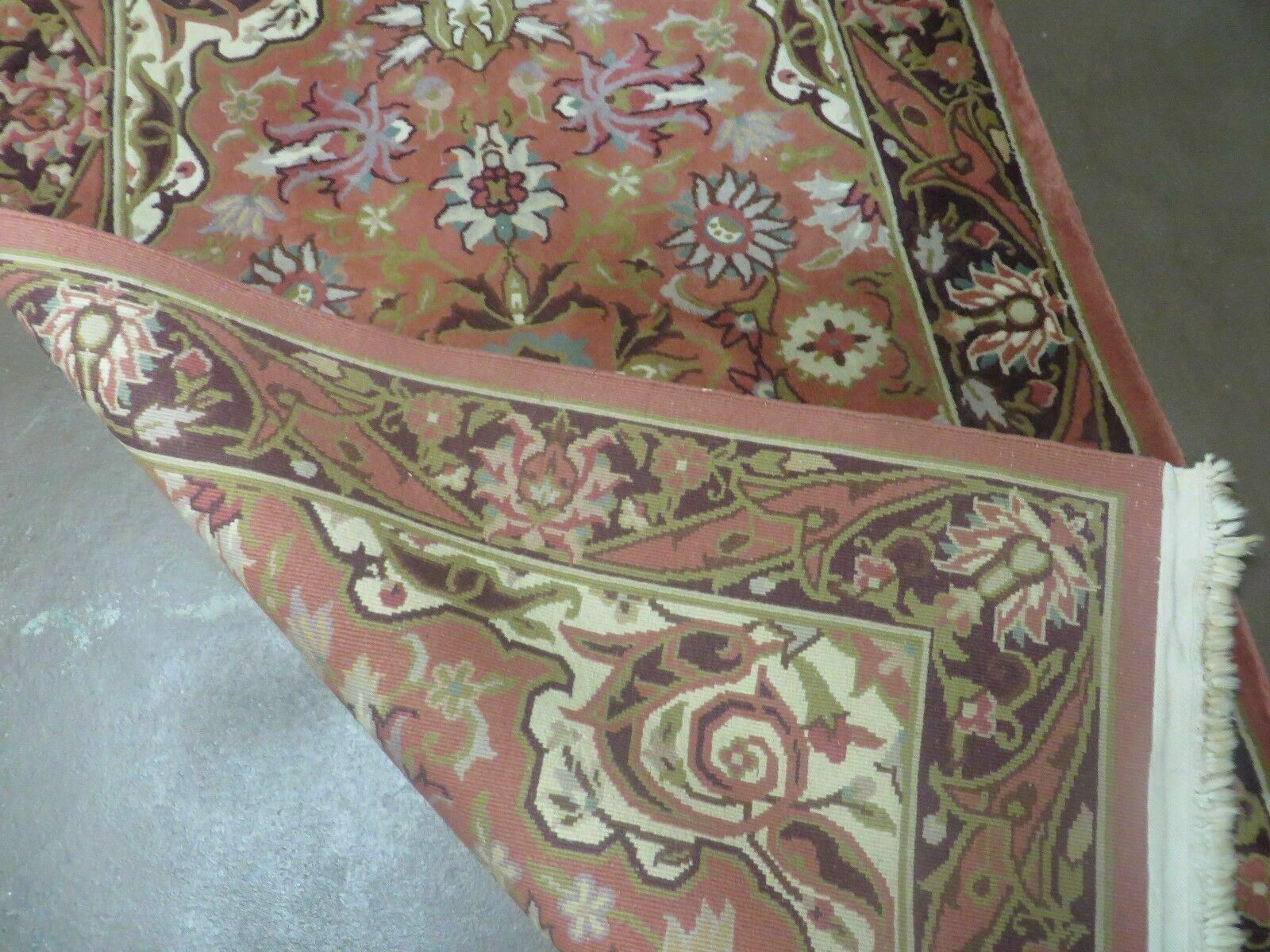 Chinese Wool Rug 3x5 Vintage Handmade Oriental Carpet Floral Medallion - Jewel Rugs