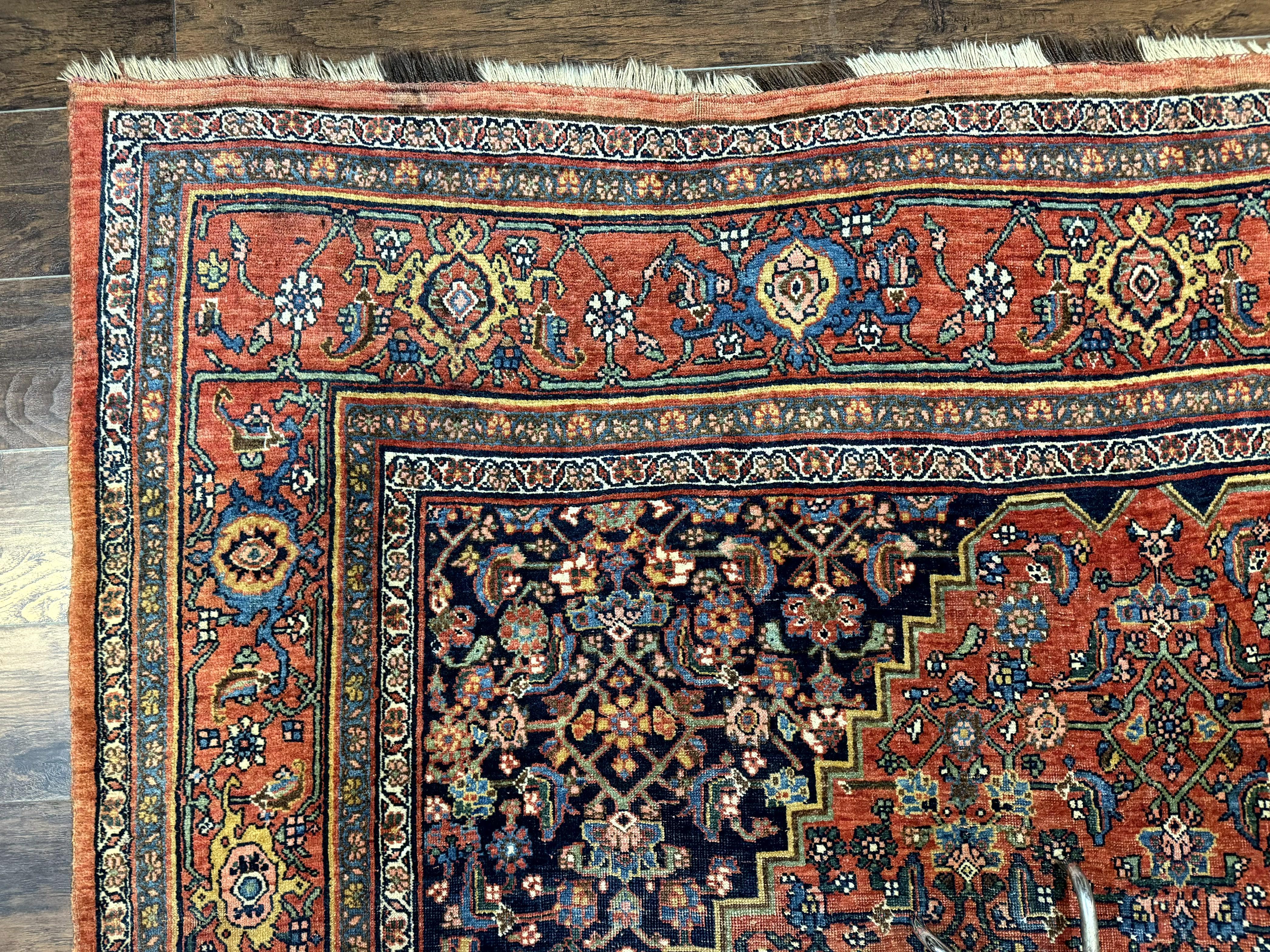 Antique Persian Bidjar Rug 8x12, Rare Persian Carpet - Jewel Rugs
