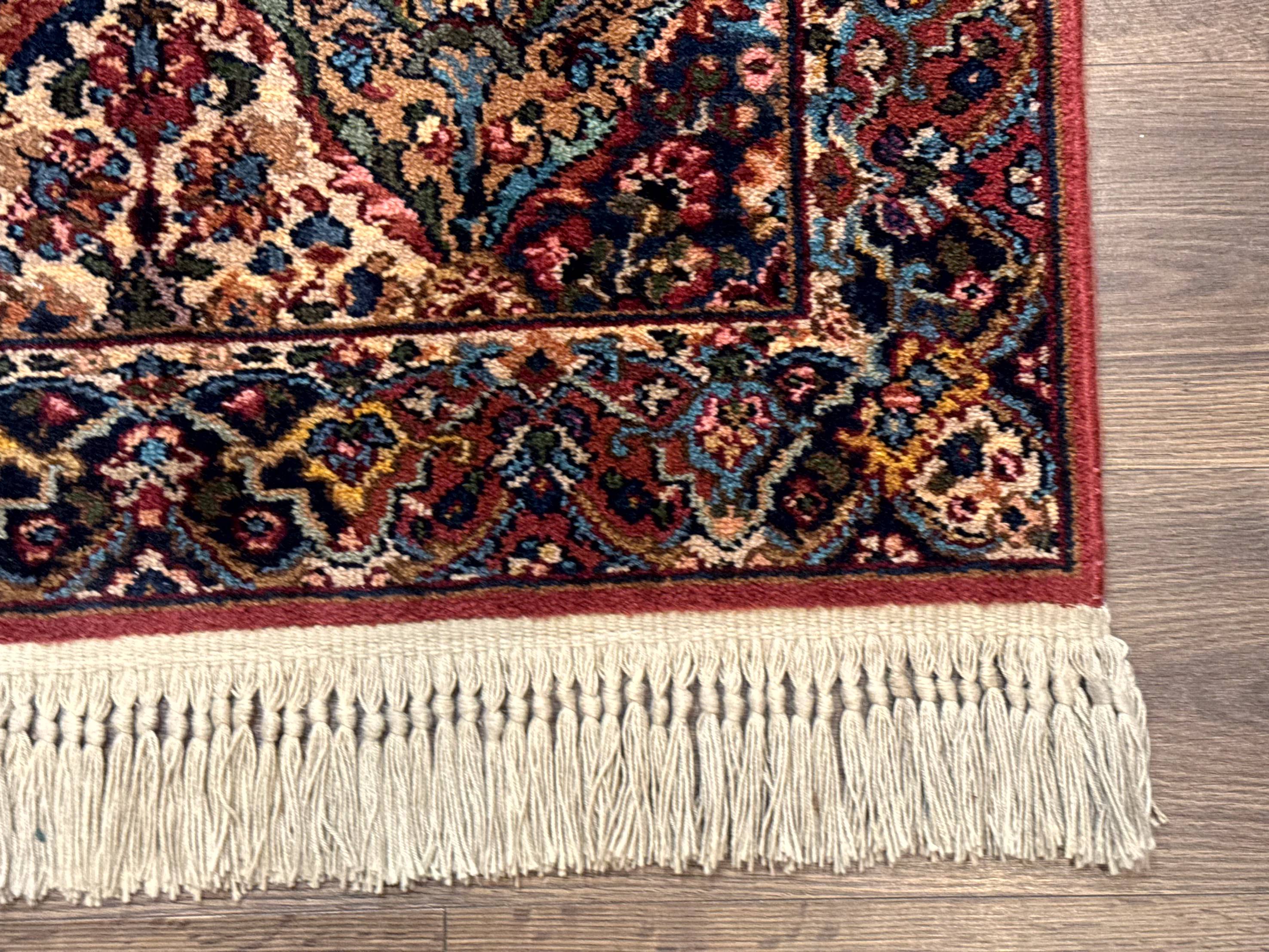 Karastan Rug 3x5 Multicolor Panel Kirman #717, Original 700 Series, Wool Pile, Discontinued - Jewel Rugs