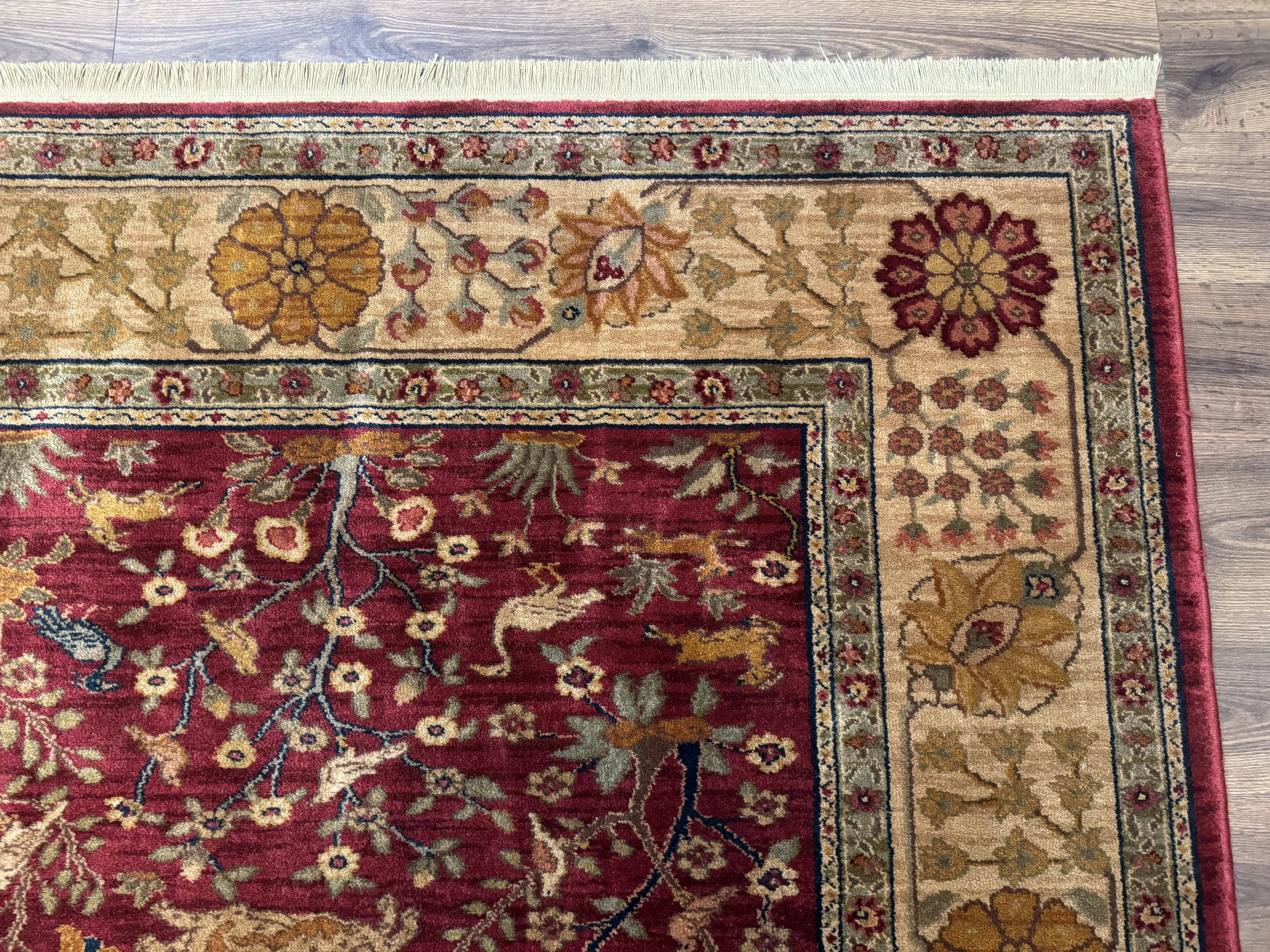 Karastan Rug 8.8 x 10, Antique Legends Emperor's Hunt 2200-204, Wool Vintage Discontinued Karastan - Jewel Rugs