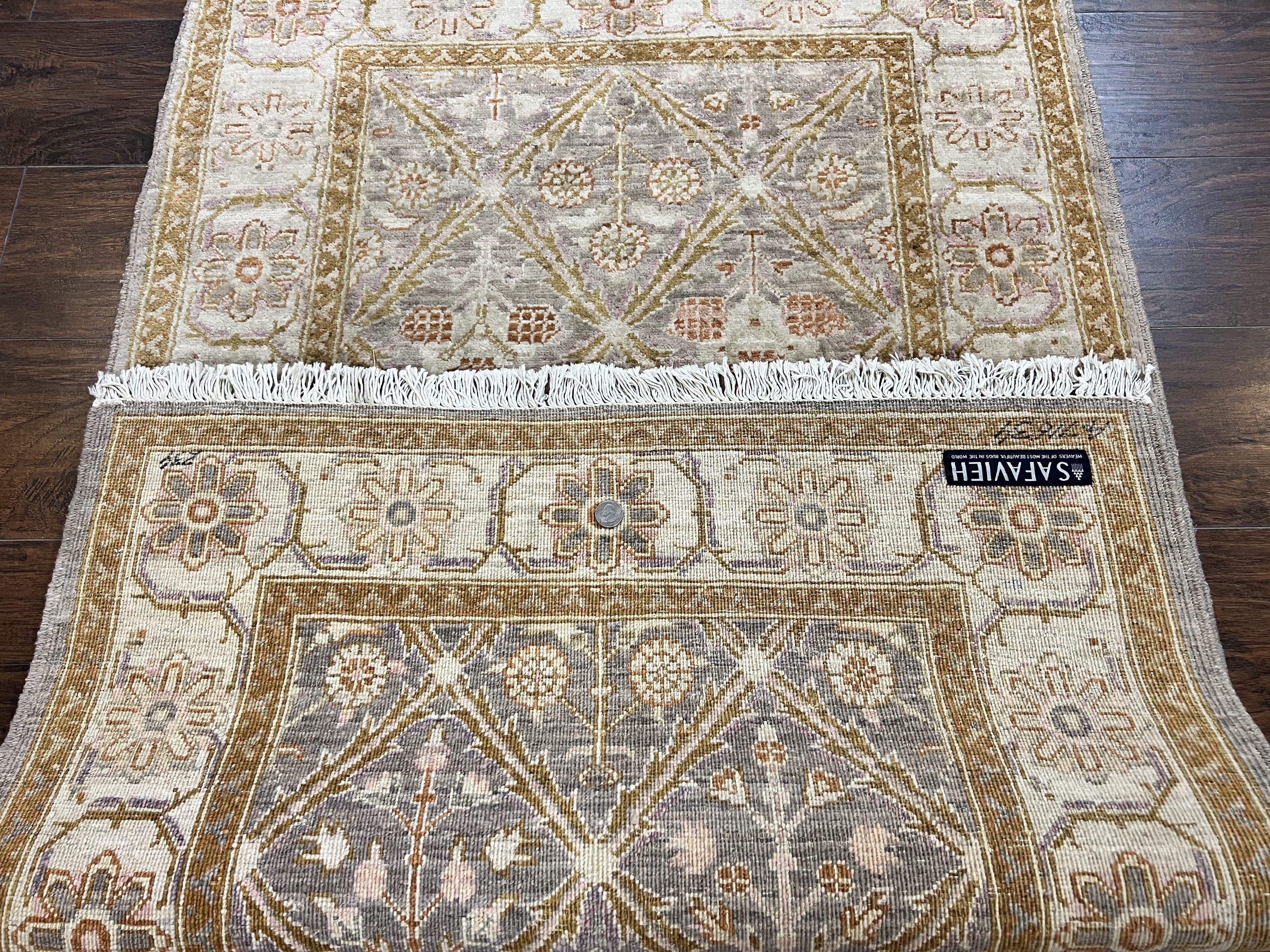 Pakistani Peshawar Rug 3x5, Safavieh Wool Handmade Hand Knotted Vintage Rug, Panel Design 3 x 5 Oriental Carpet - Jewel Rugs