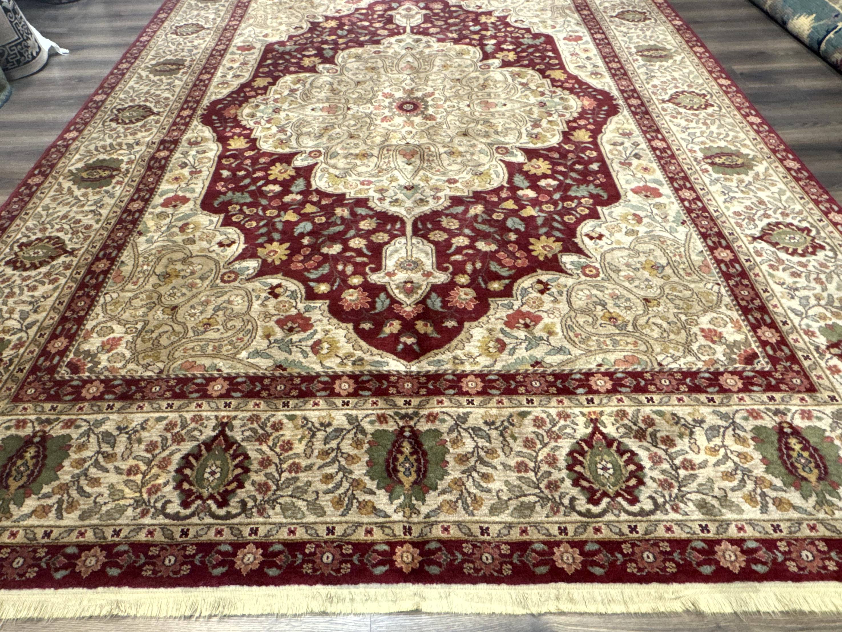 Karastan Rug 8.8 x 12, Antique Legends Royal Tabriz, Wool Pile, Vintage, Rare Design - Jewel Rugs