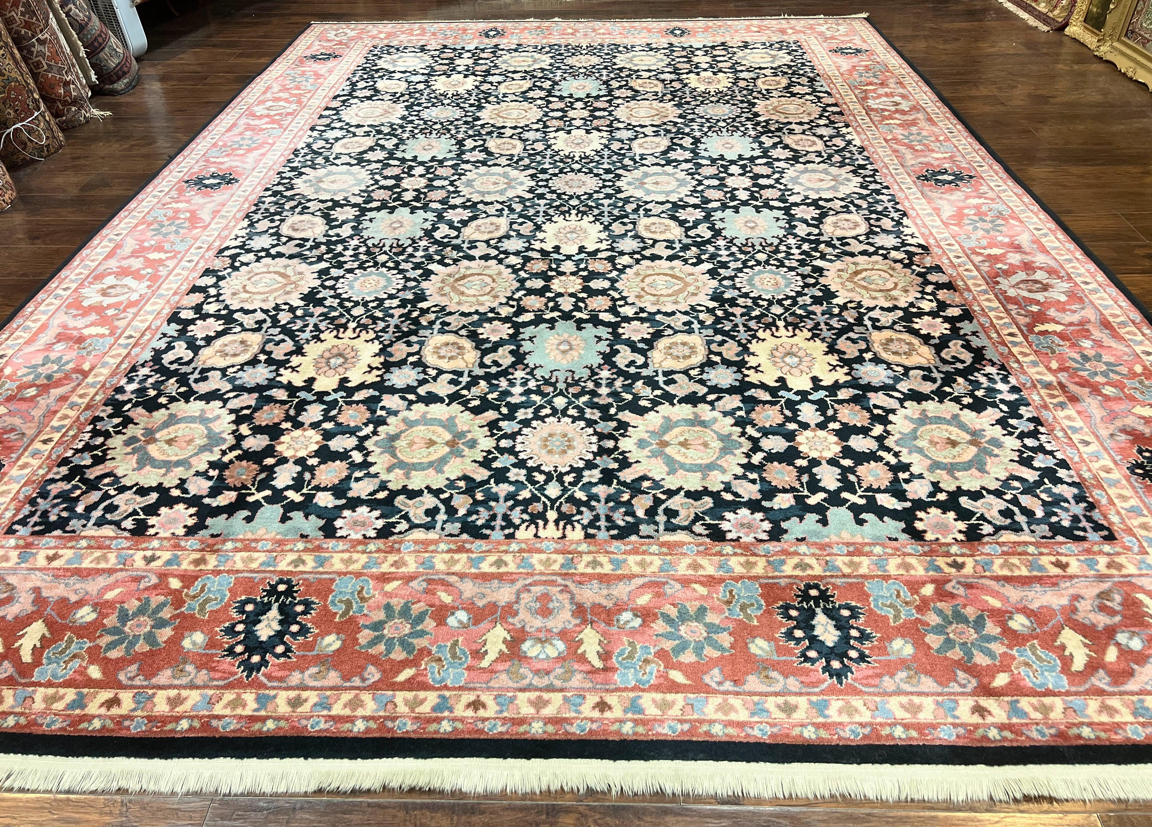 Karastan Rug 10x14, Karastan Williamsburg Kurdish Pattern 559, Wool Pile Vintage Karastan Carpet, Discontinued, Room Sized Area Rug - Jewel Rugs