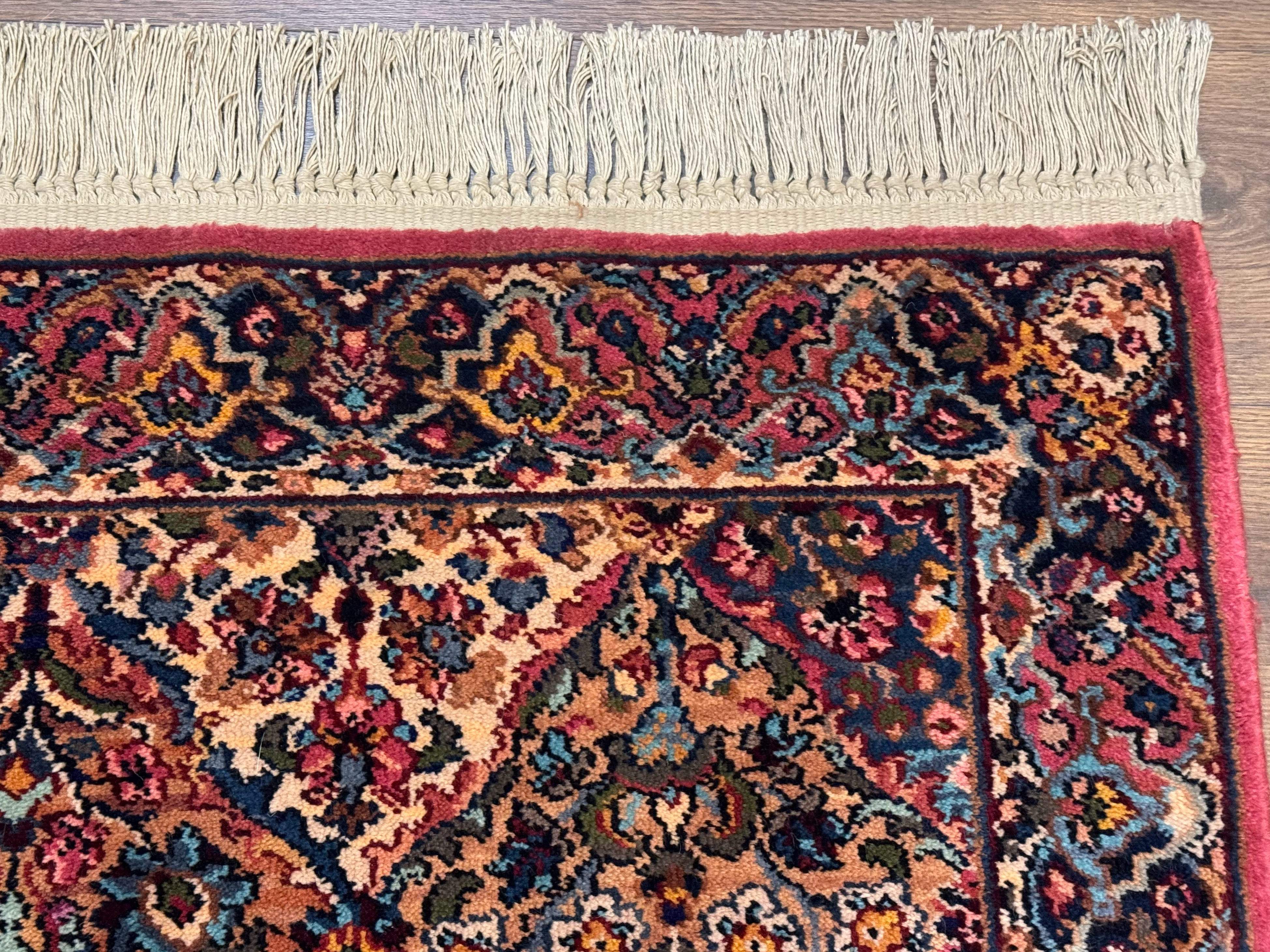 Karastan Runner Rug 3x12 Multicolor Panel Kirman #717, Wool Hallway Rug 3 x 12 - Jewel Rugs