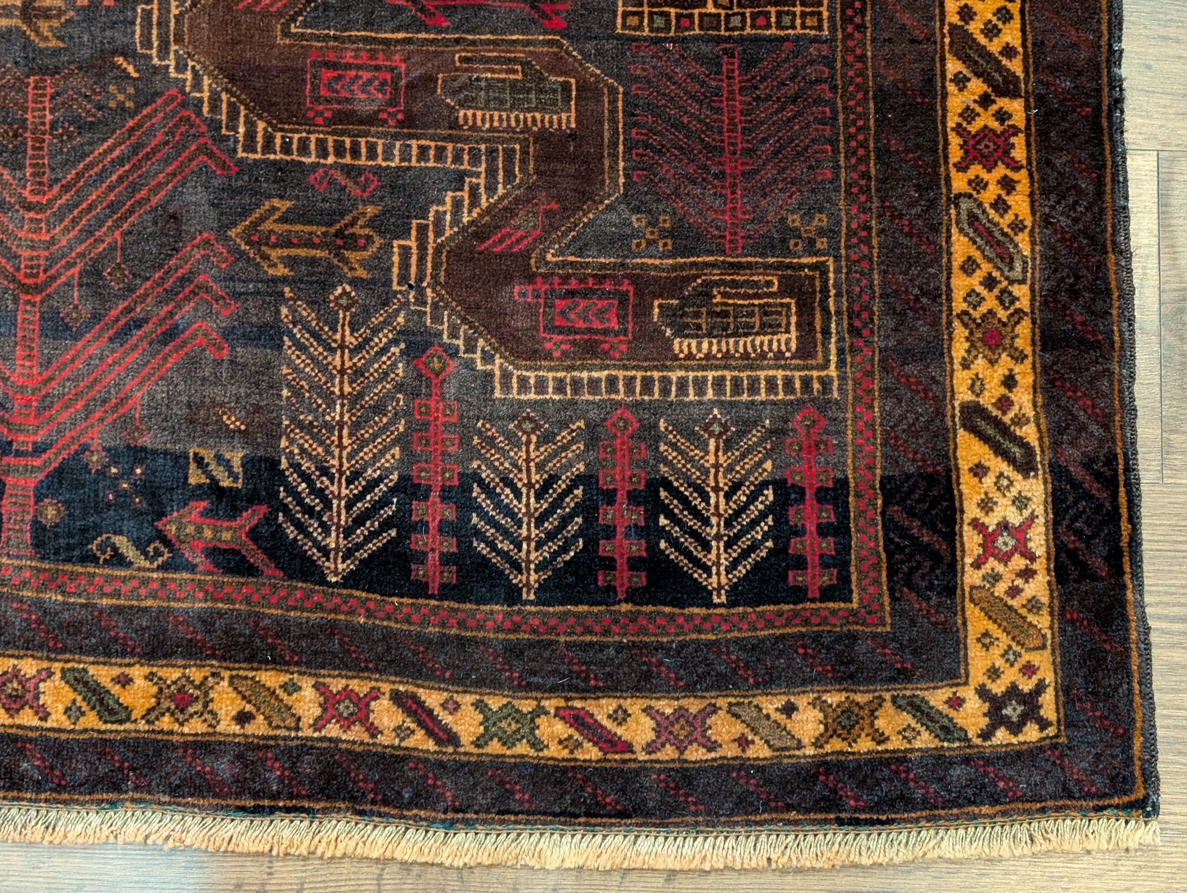 Afghan War Rug 3x5, Tanks, New, Baluchi Rug, Handmade - Jewel Rugs