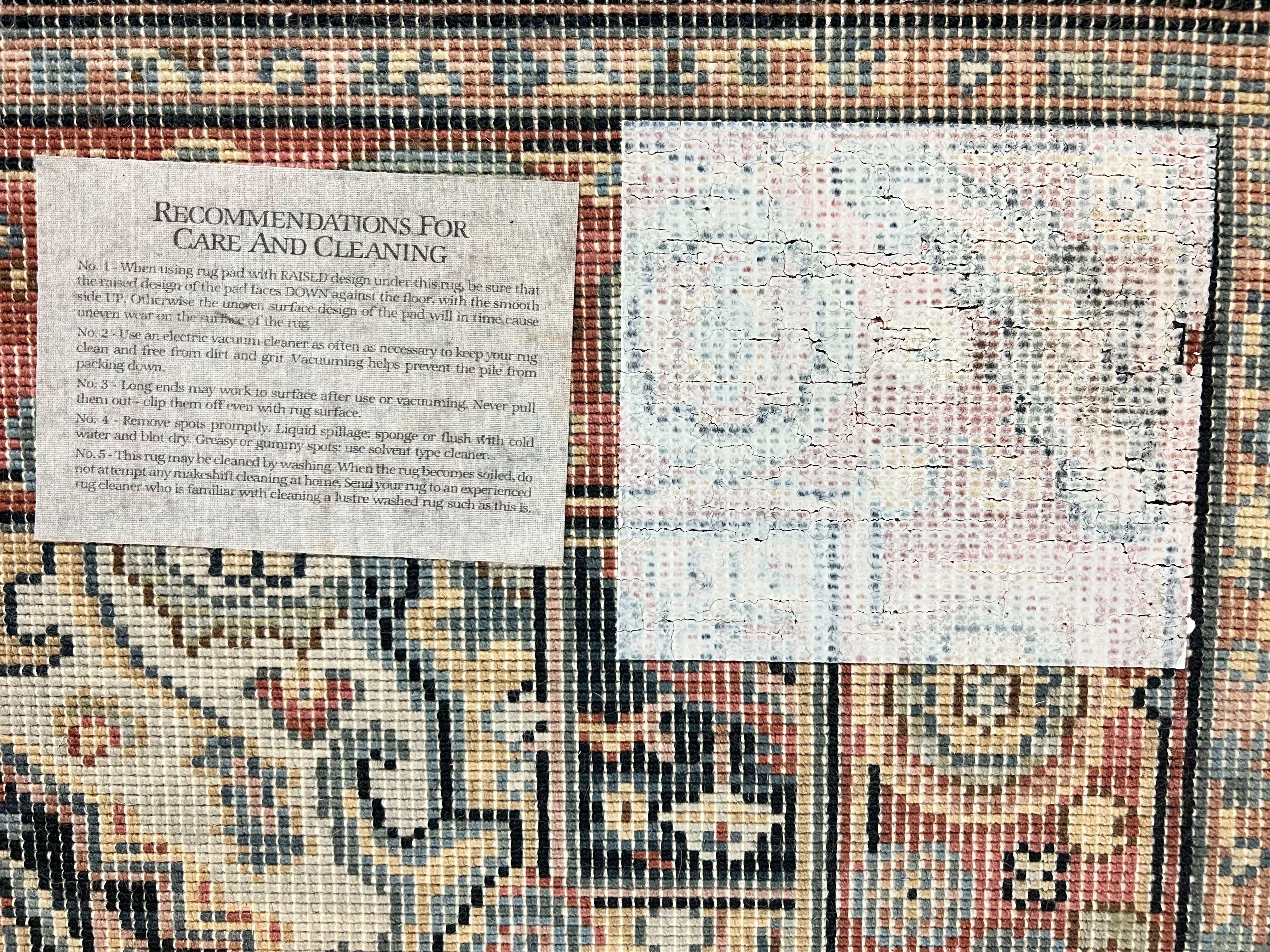 Karastan Navy Heriz Rug #700/701, Small Karastan Carpet 2.6 x 4.4, Hard to Find Discontinued Original 700 Series, Wool Vintage Heriz Carpet - Jewel Rugs