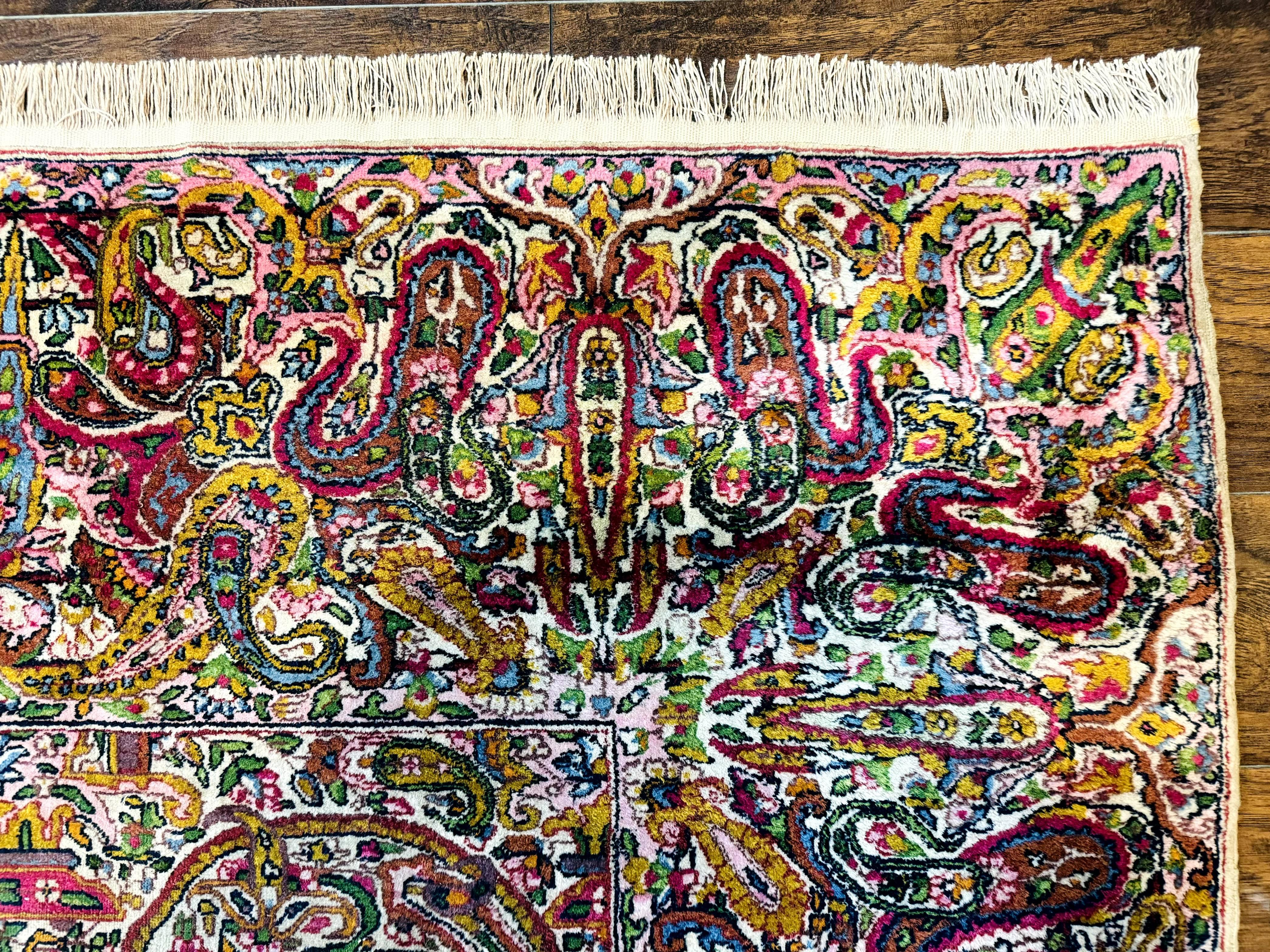 Rare Antique Persian Kerman Lavar Rug 9x12, Boteh Paisley Design - Jewel Rugs