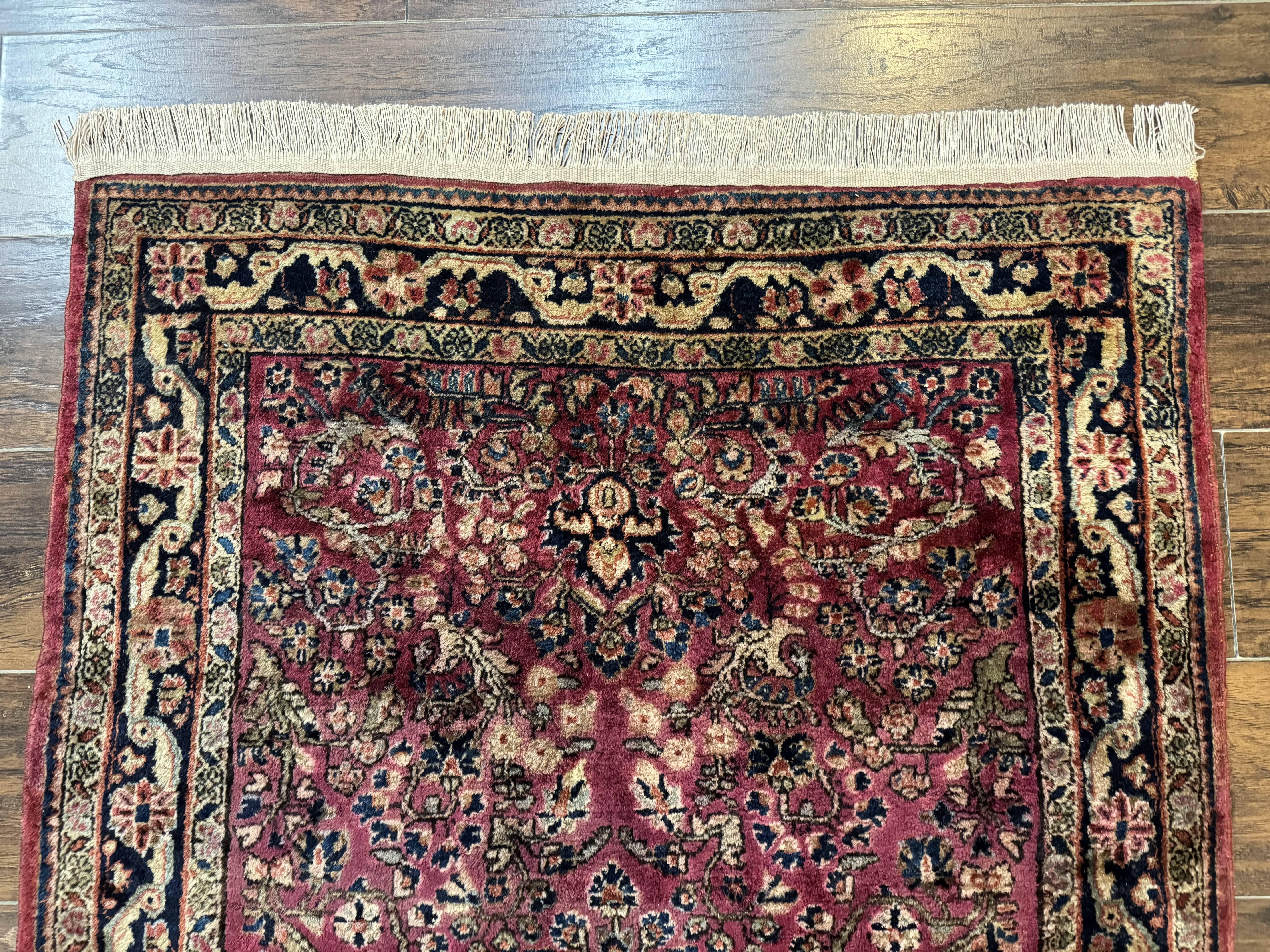 Persian Sarouk Rug 3x5, Antique Persian Carpet - Jewel Rugs