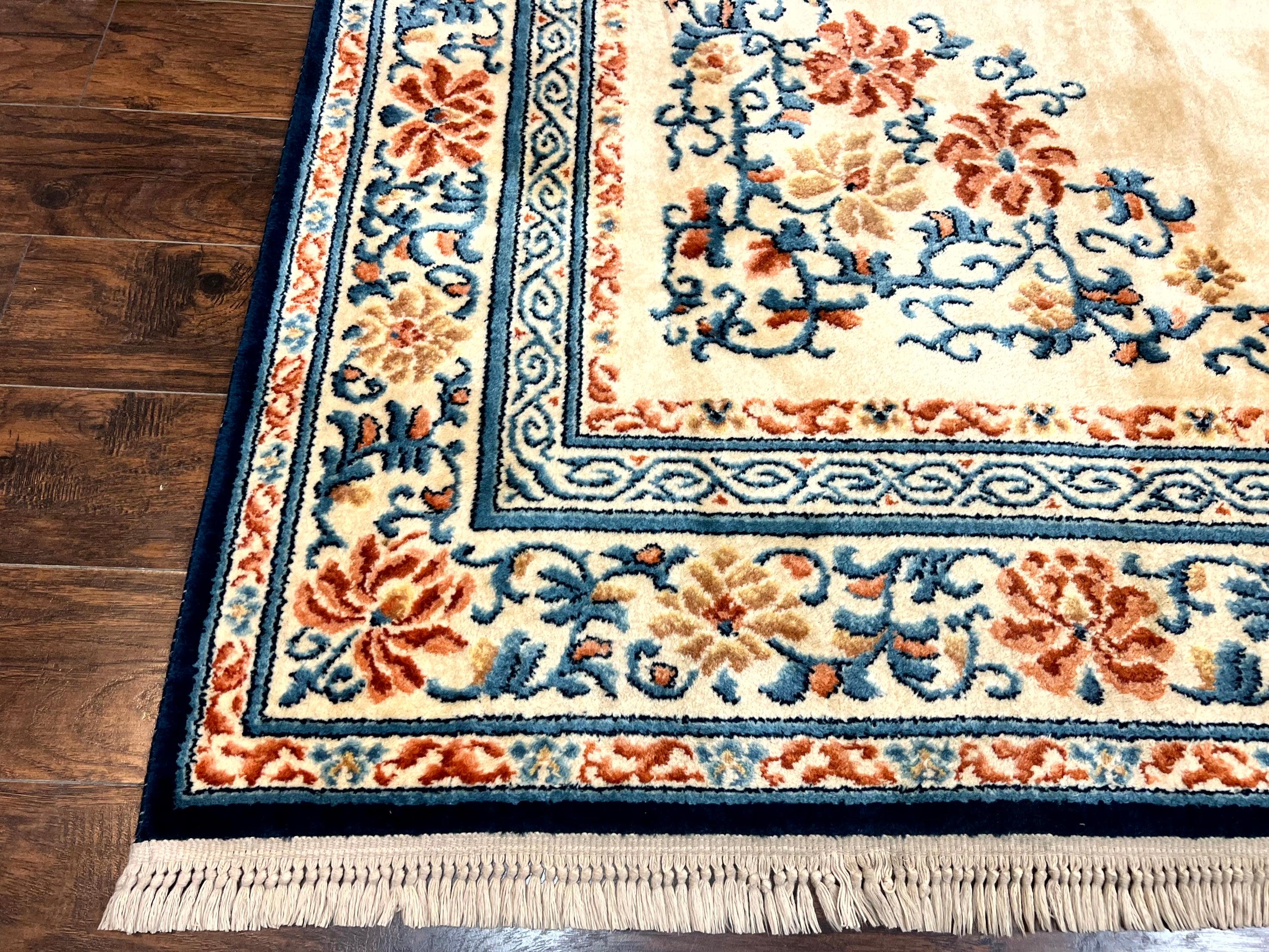 Karastan Rug 10x14 Chinese #718, Vintage Original 700 Series Wool Pile Karastan Carpet, Asian Oriental Rug, Rare - Jewel Rugs