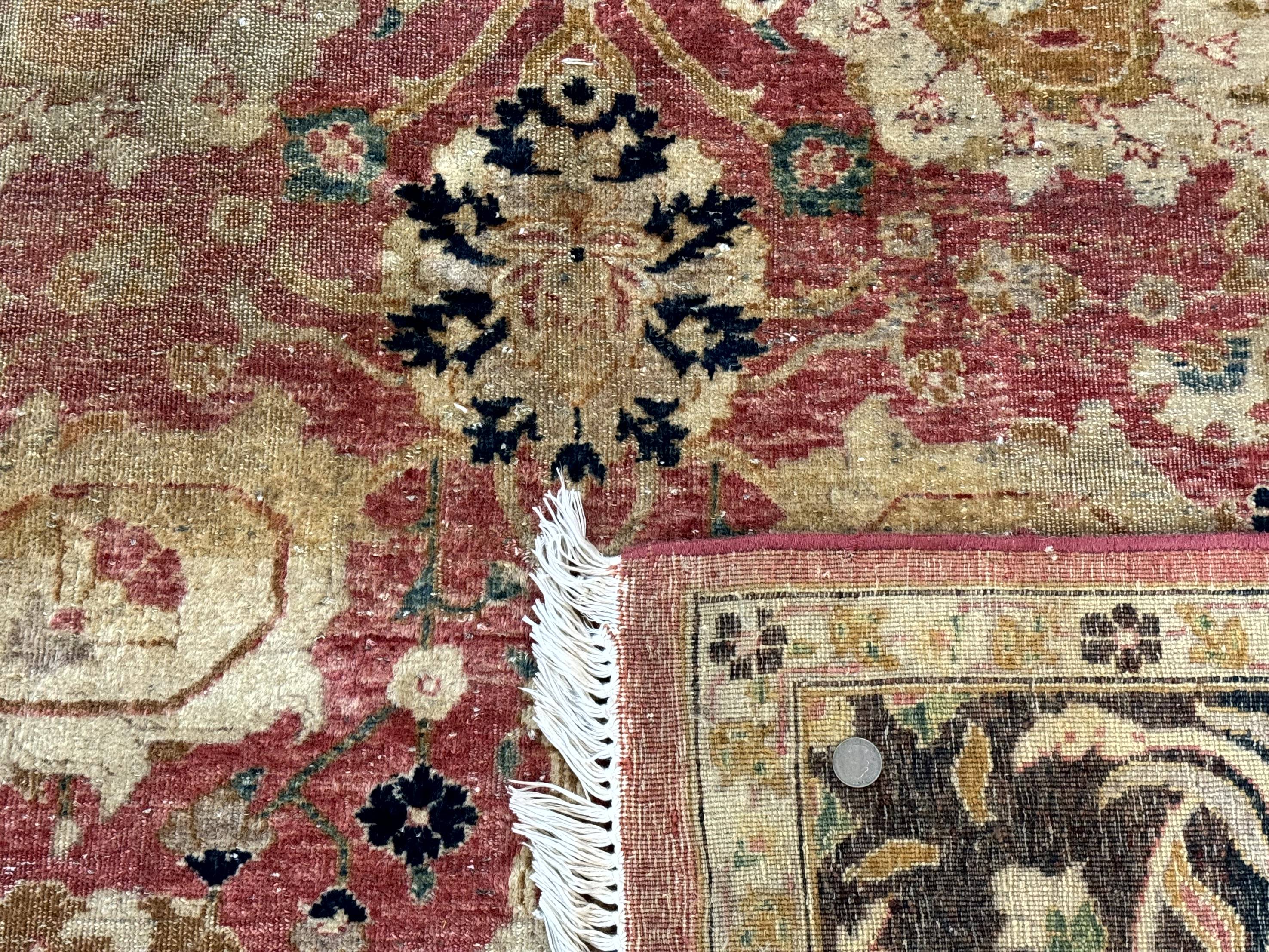 Indian Agra Rug 6x9, Allover Pattern, Traditional Wool Oriental Carpet - Jewel Rugs