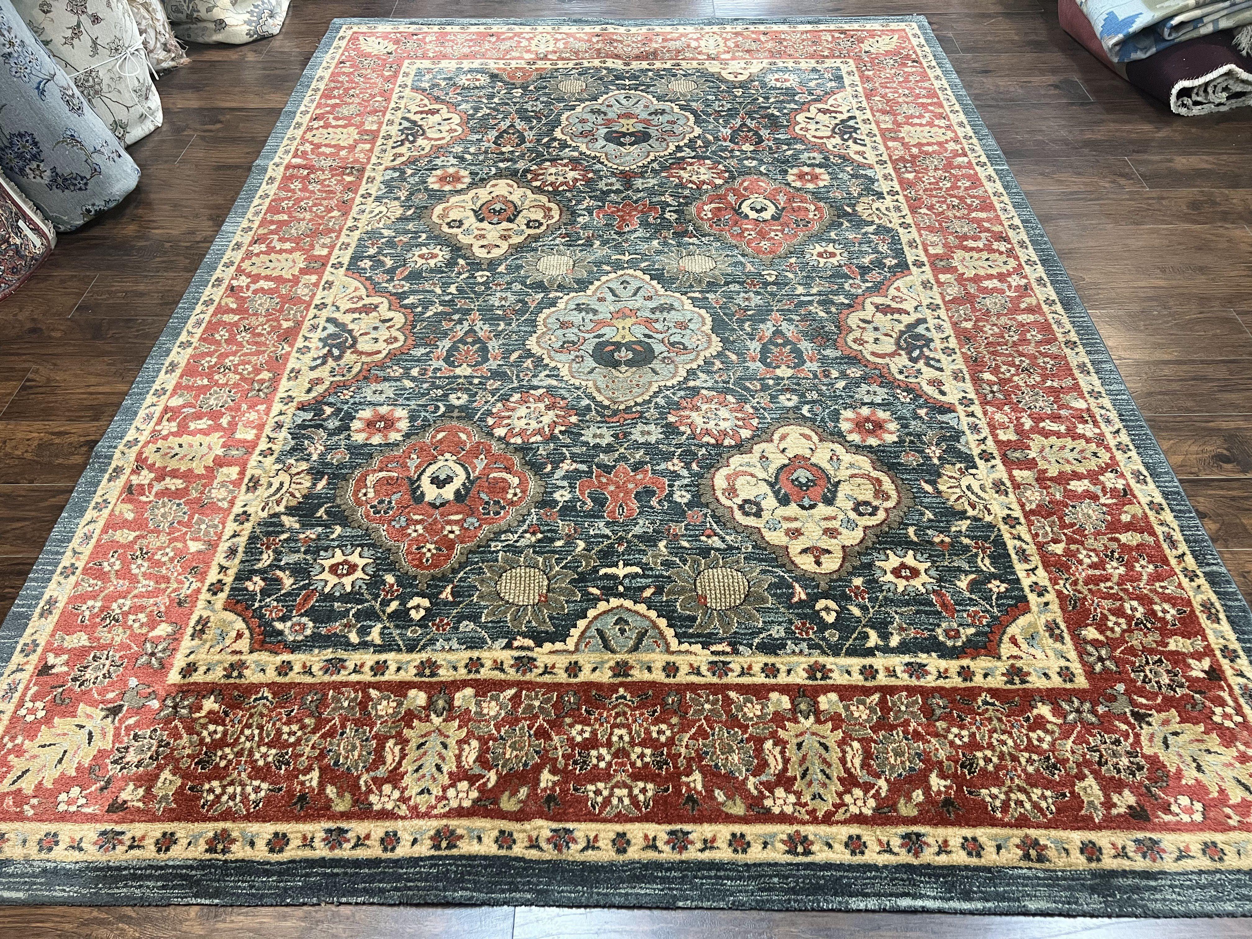 Safavieh Rug 8x11, Mahal Persian Carpet, Navy Red - Jewel Rugs
