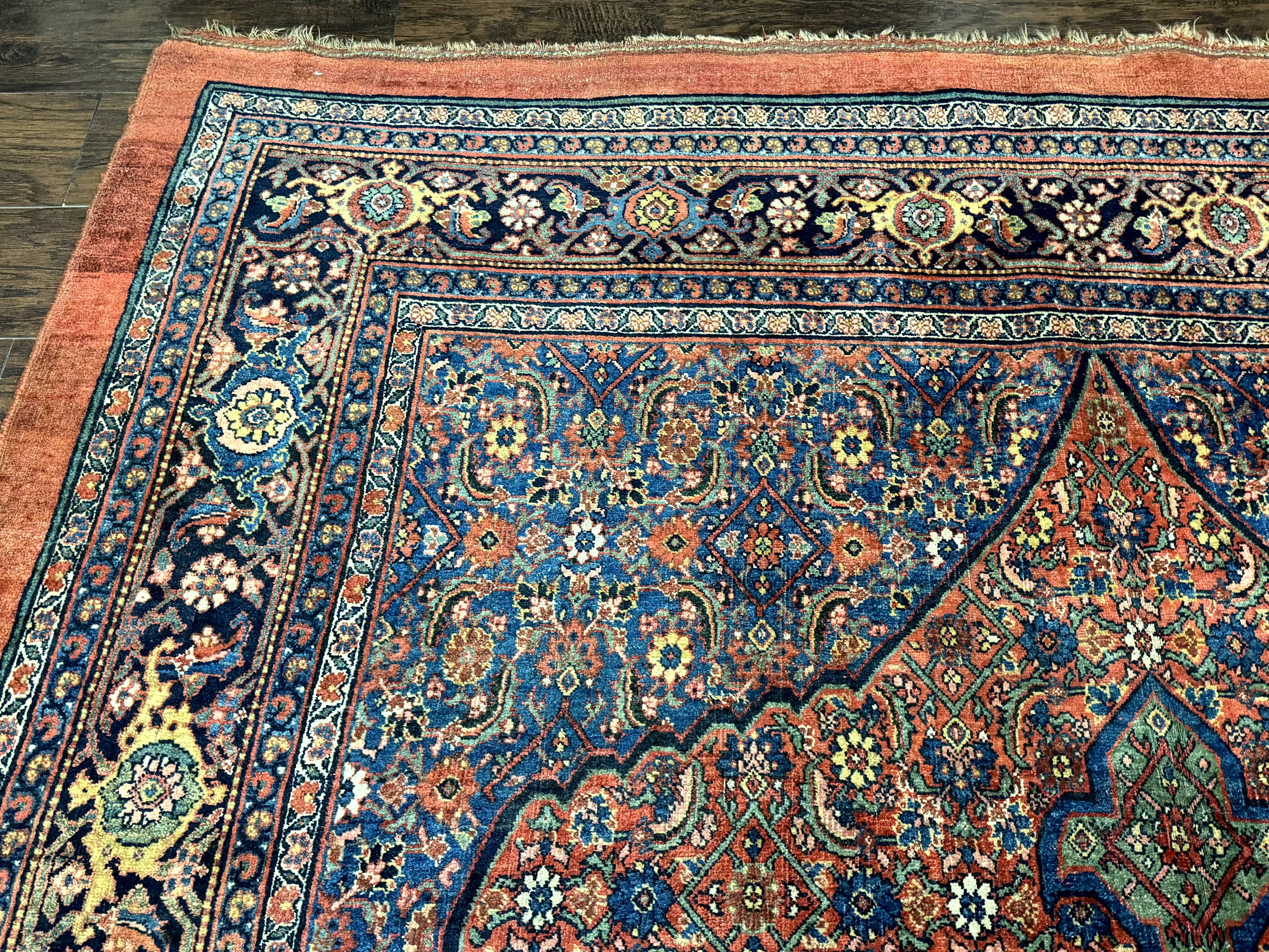 Antique Persian Bijar Rug 7x15 - Jewel Rugs