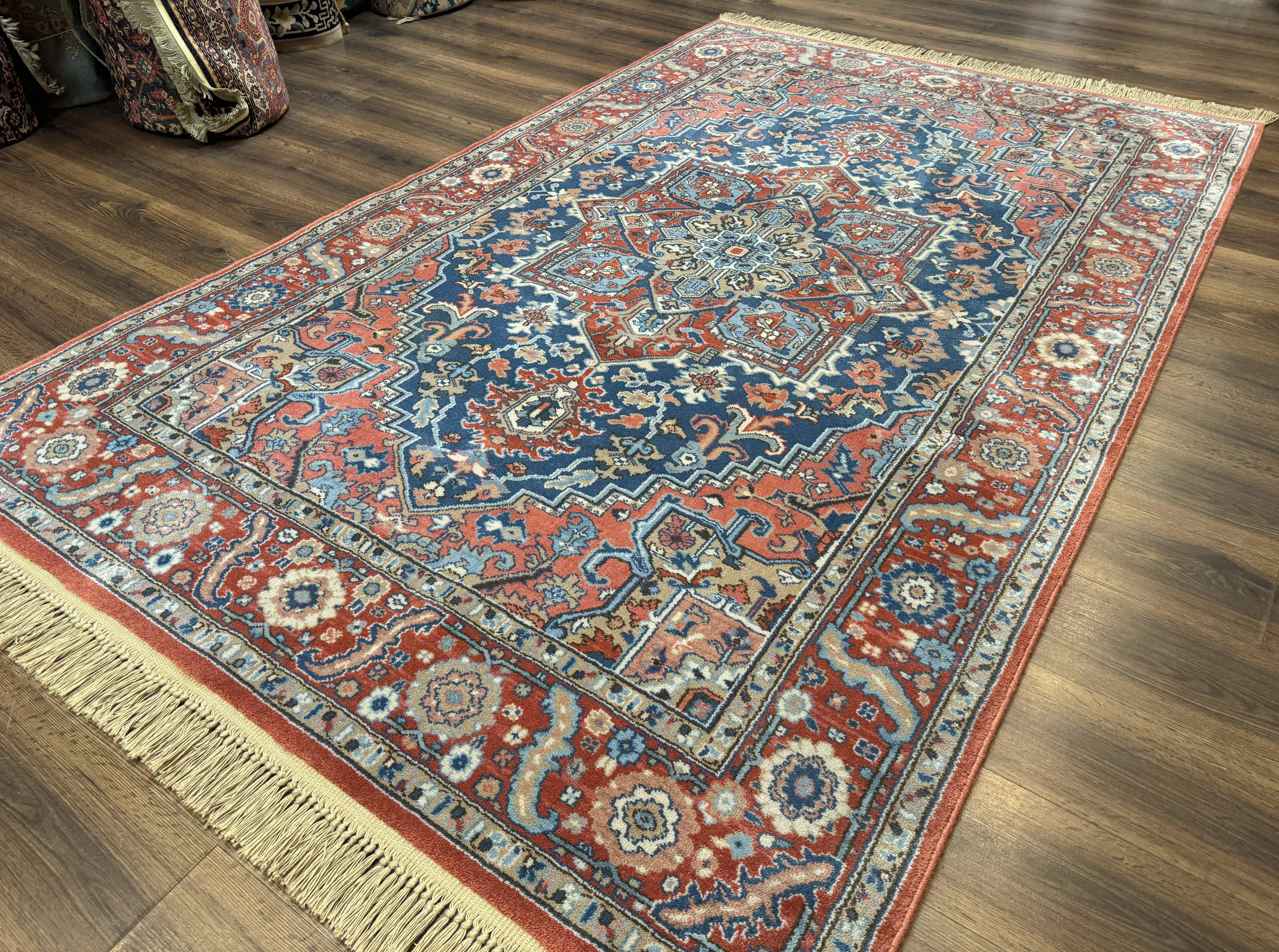 5.9 x 9 Karastan Rug Antique Heriz #763, Rare, Wool Discontinued Original 700 Series - Jewel Rugs