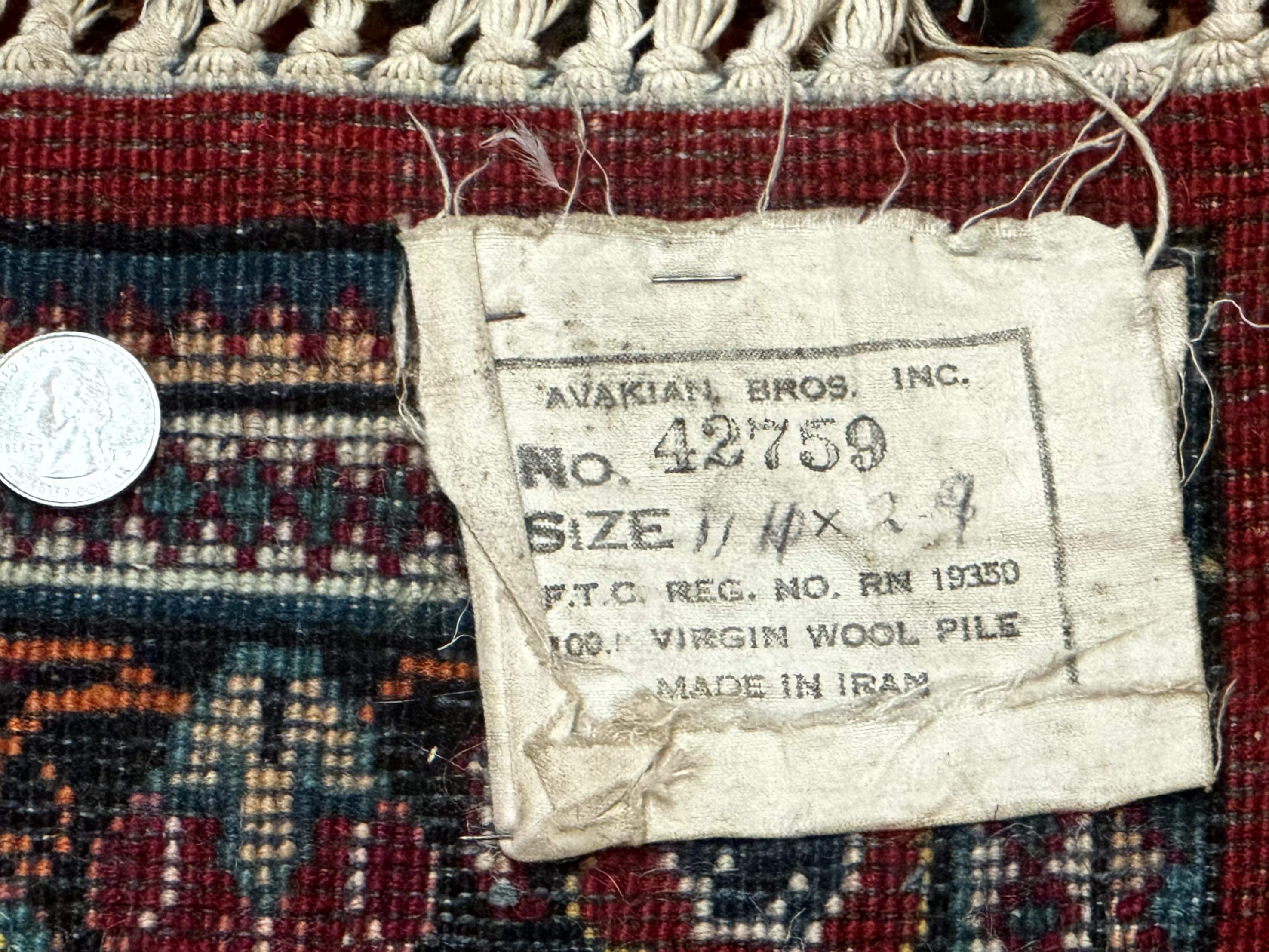 Persian Sarouk Runner Rug 3x12, Red Floral 3 x 12ft Runner, Vintage, Wool - Jewel Rugs