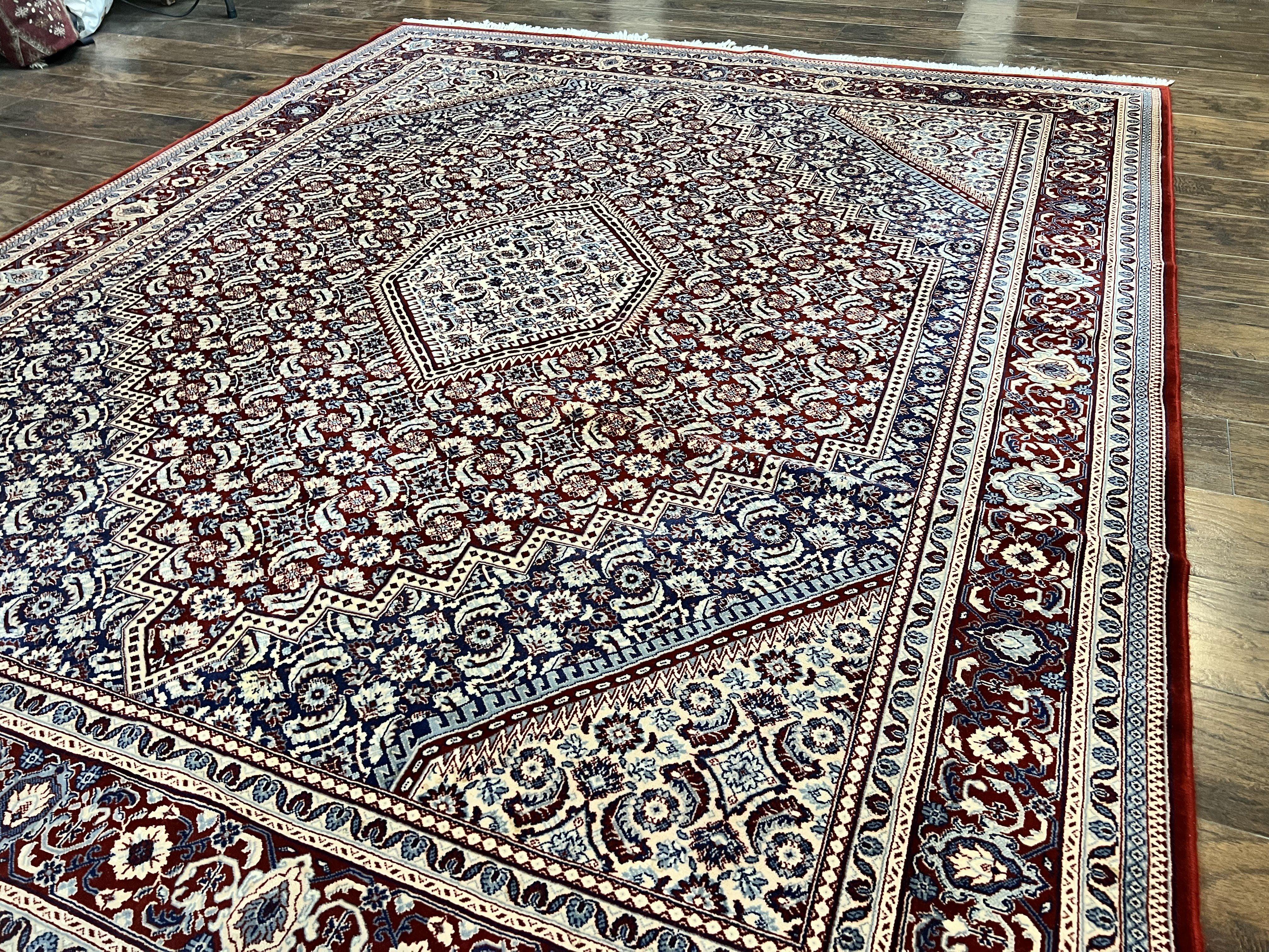 Karastan Rug 8x10, Kara Shah Red Bidjar, Belgium Power Loomed Rug, Wool Pile Karastan Rug, Vintage - Jewel Rugs