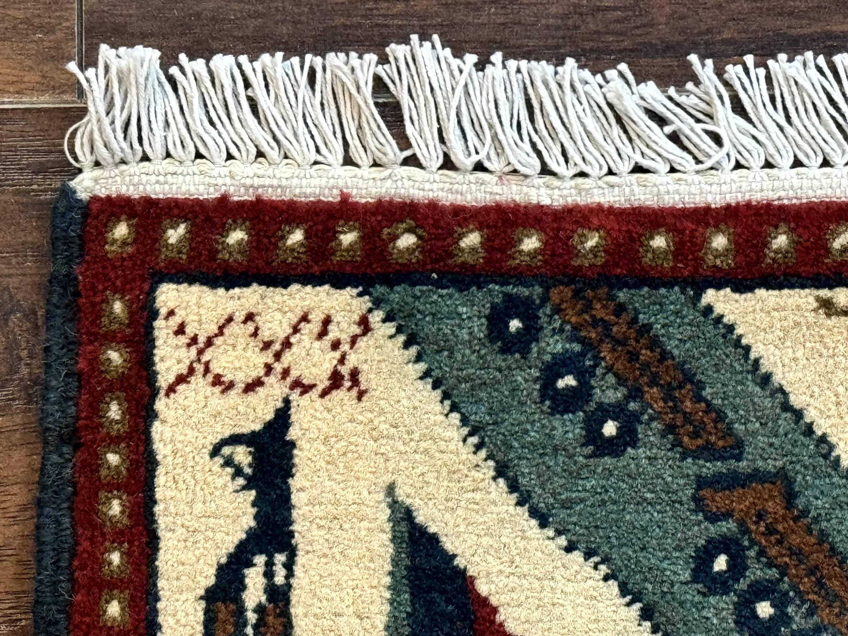 Afghan War Rug 2 x 2.6, Guns Tanks Helicopters - Jewel Rugs