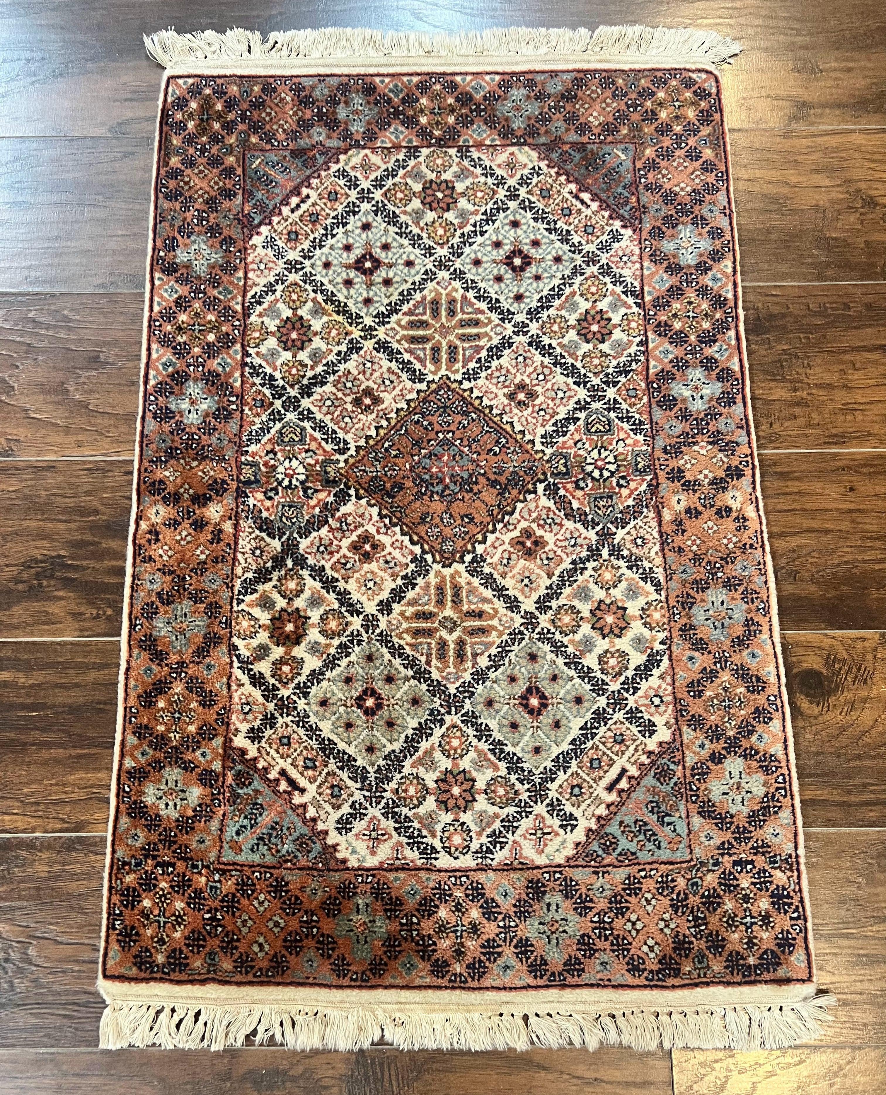 Small Pak Per'sian Rug 2x3, Wool Handmade Vintage Rug - Jewel Rugs