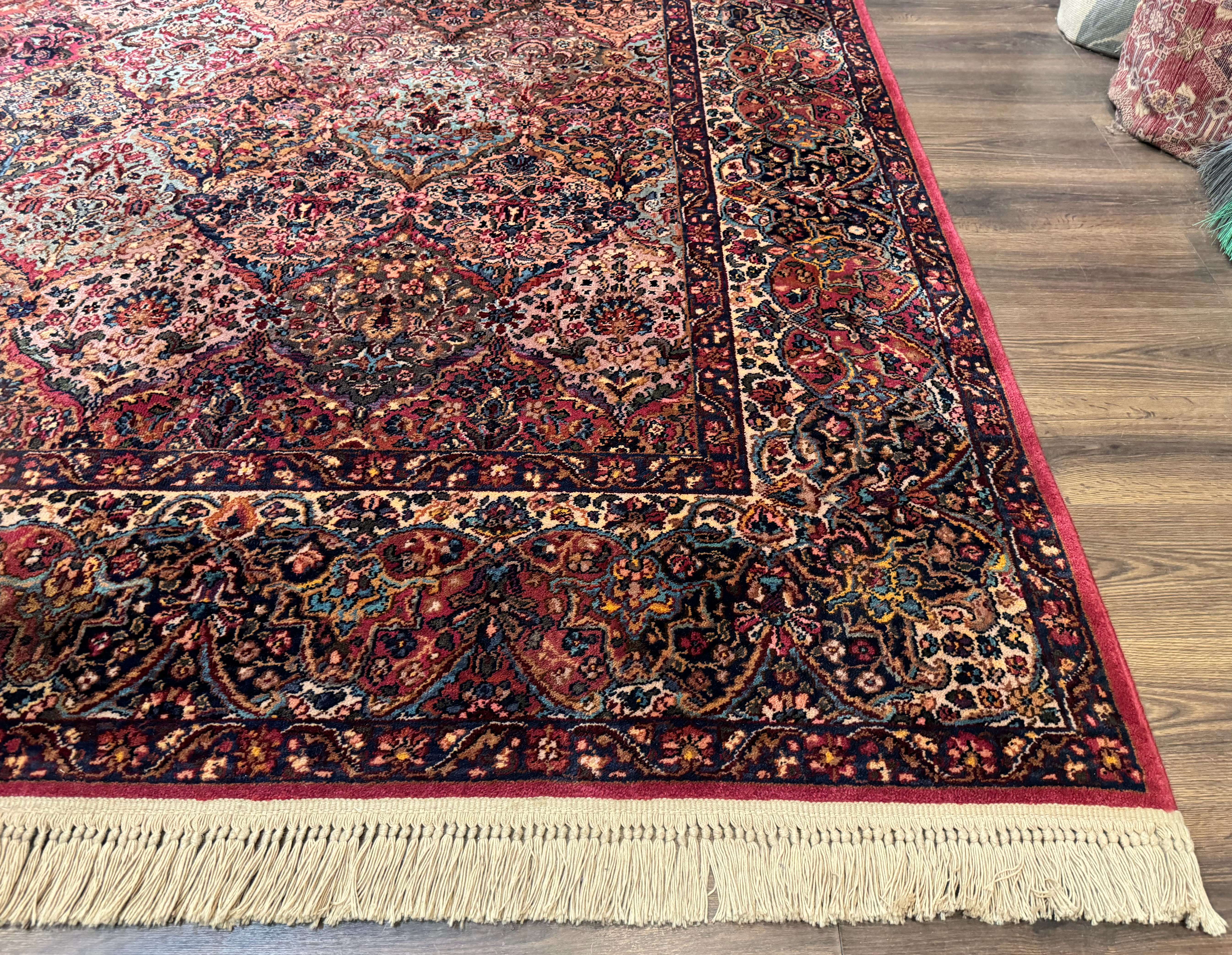 12x16 Karastan Multicolor Panel Kirman Rug #717, Rare Palace Size Wool Original 700 Series - Jewel Rugs