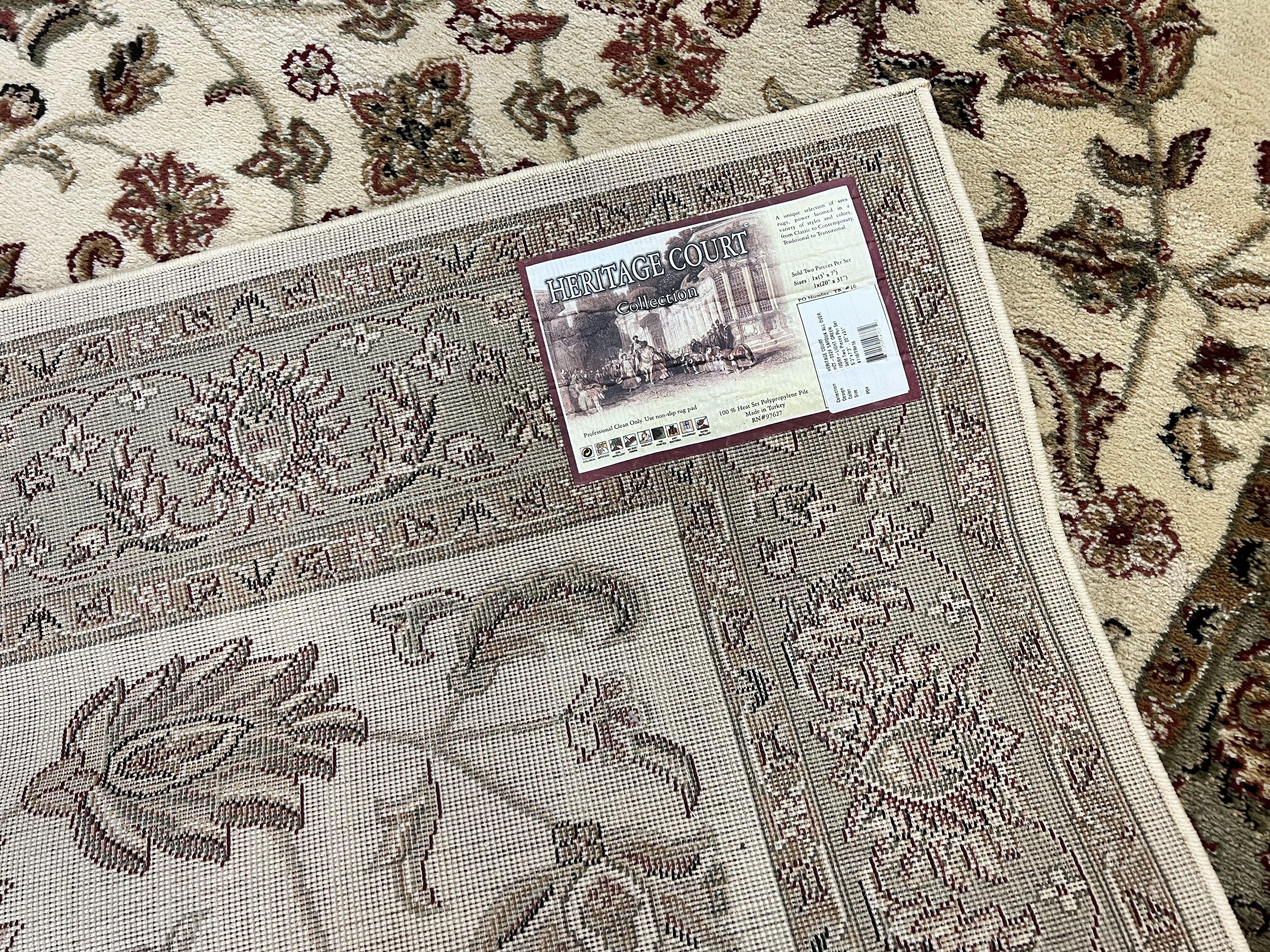 Floral Oriental Rug 5x7, Turkish Power Loomed Carpet, Traditional Design - Jewel Rugs