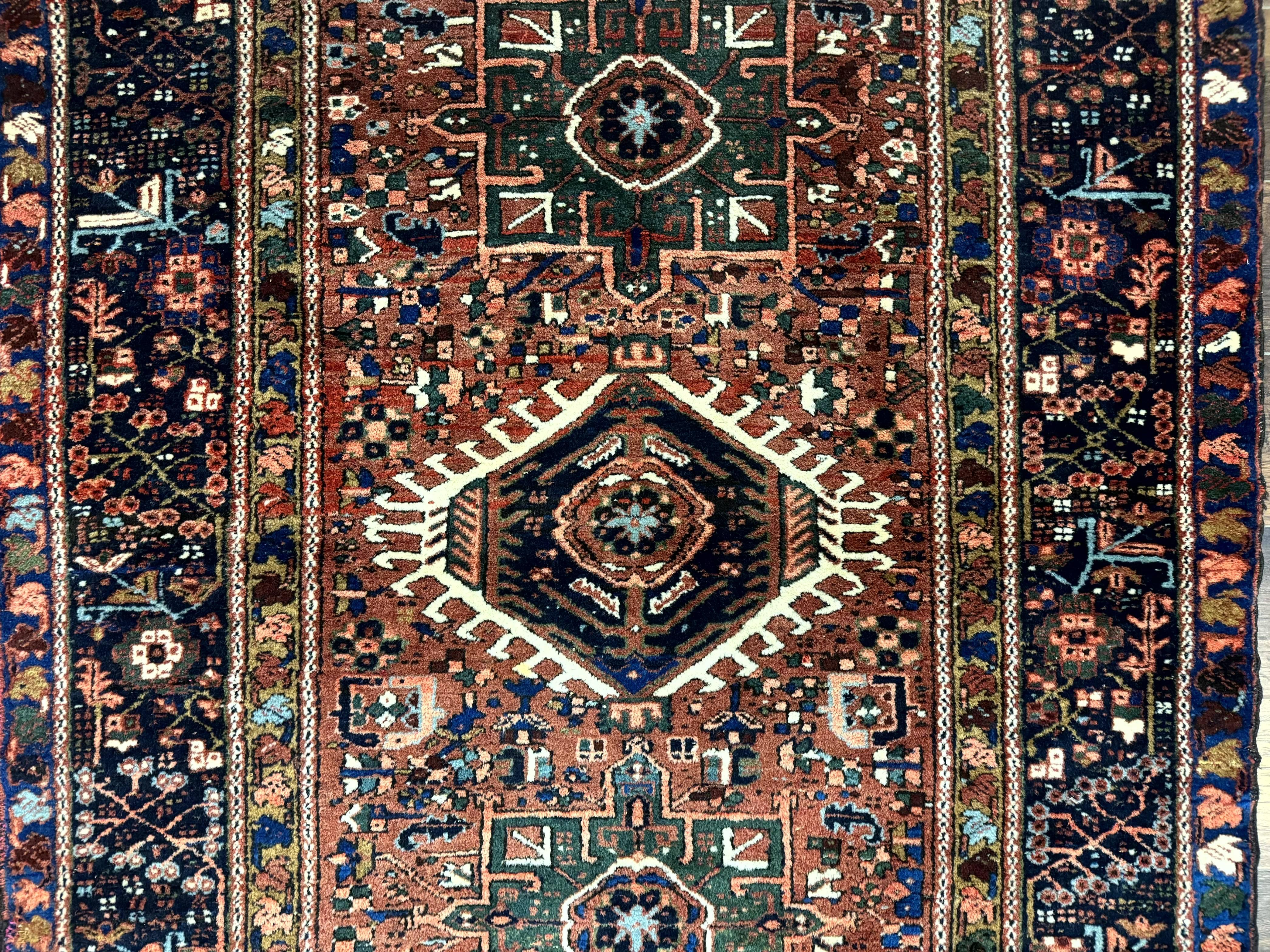 Antique Persian Karajeh Heriz Rug 5x6 - Jewel Rugs