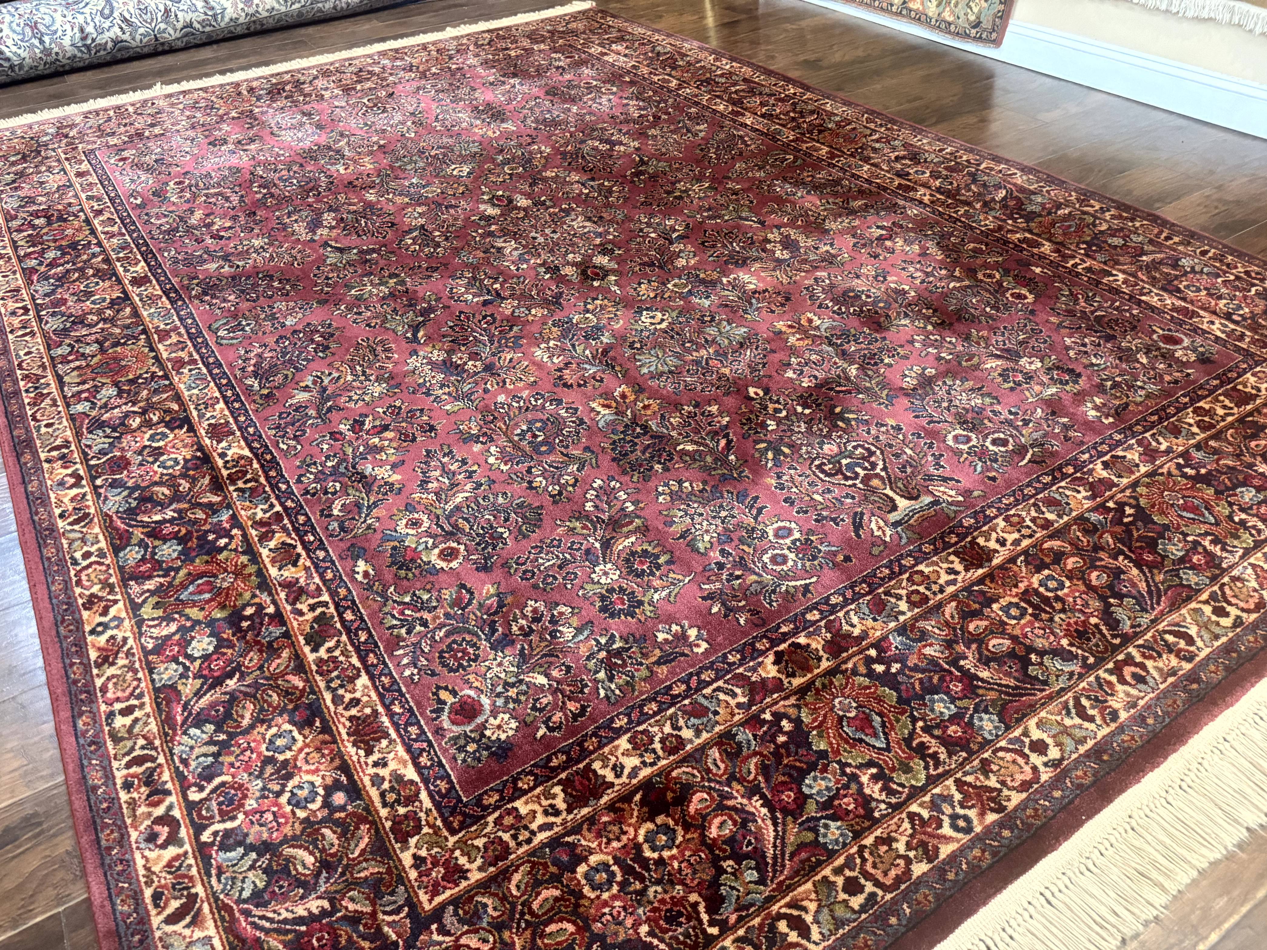 Karastan Rug 8.8 x 12 Sarouk #785, Original 700 Series, Wool Pile Karastan Carpet, Discontinued - Jewel Rugs