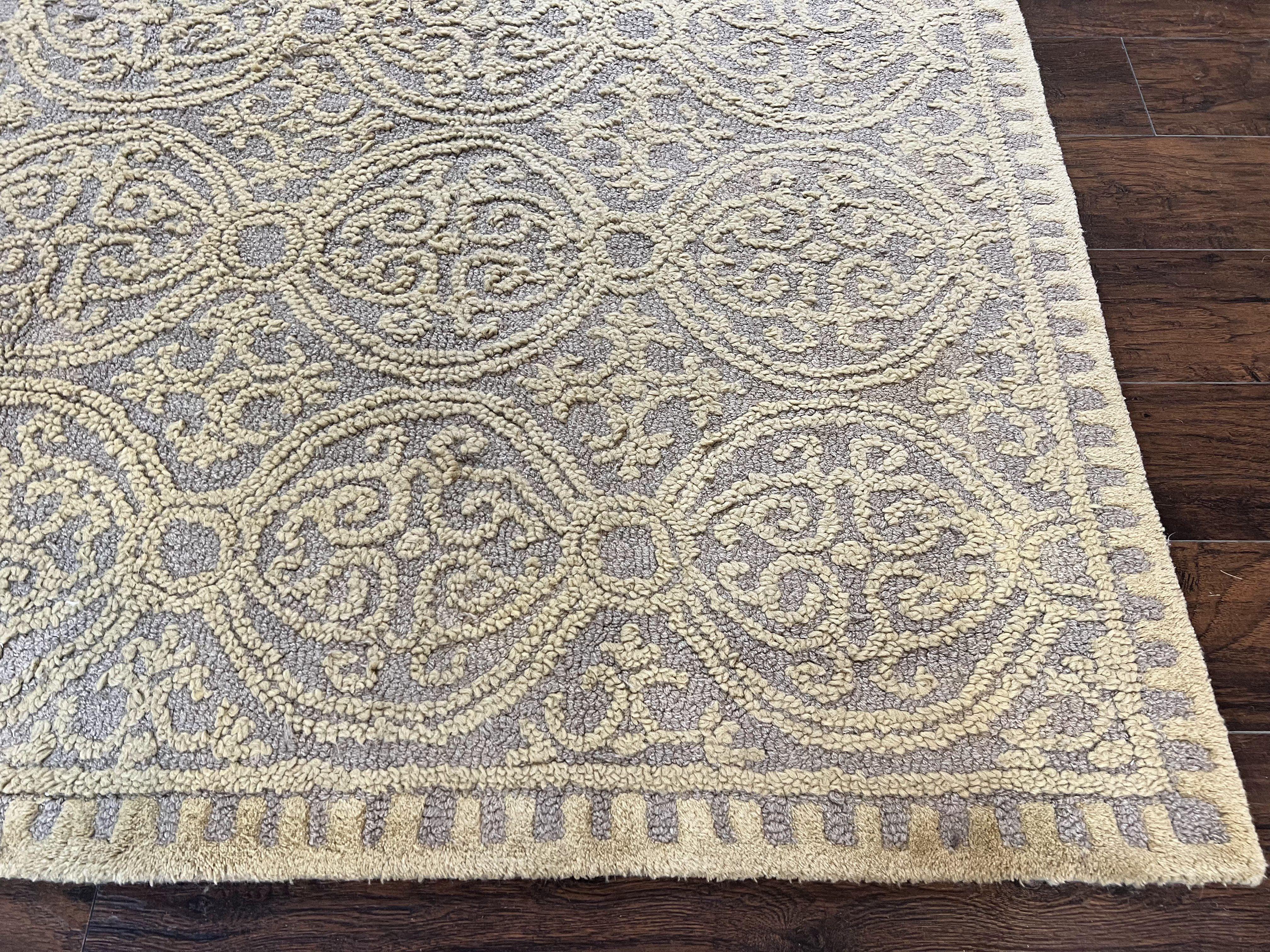 Safavieh Rug 8x10, Cambridge Rug, Wool Hand Tufted Carpet, Modern Room Sized Wool Pile Area Rug - Jewel Rugs