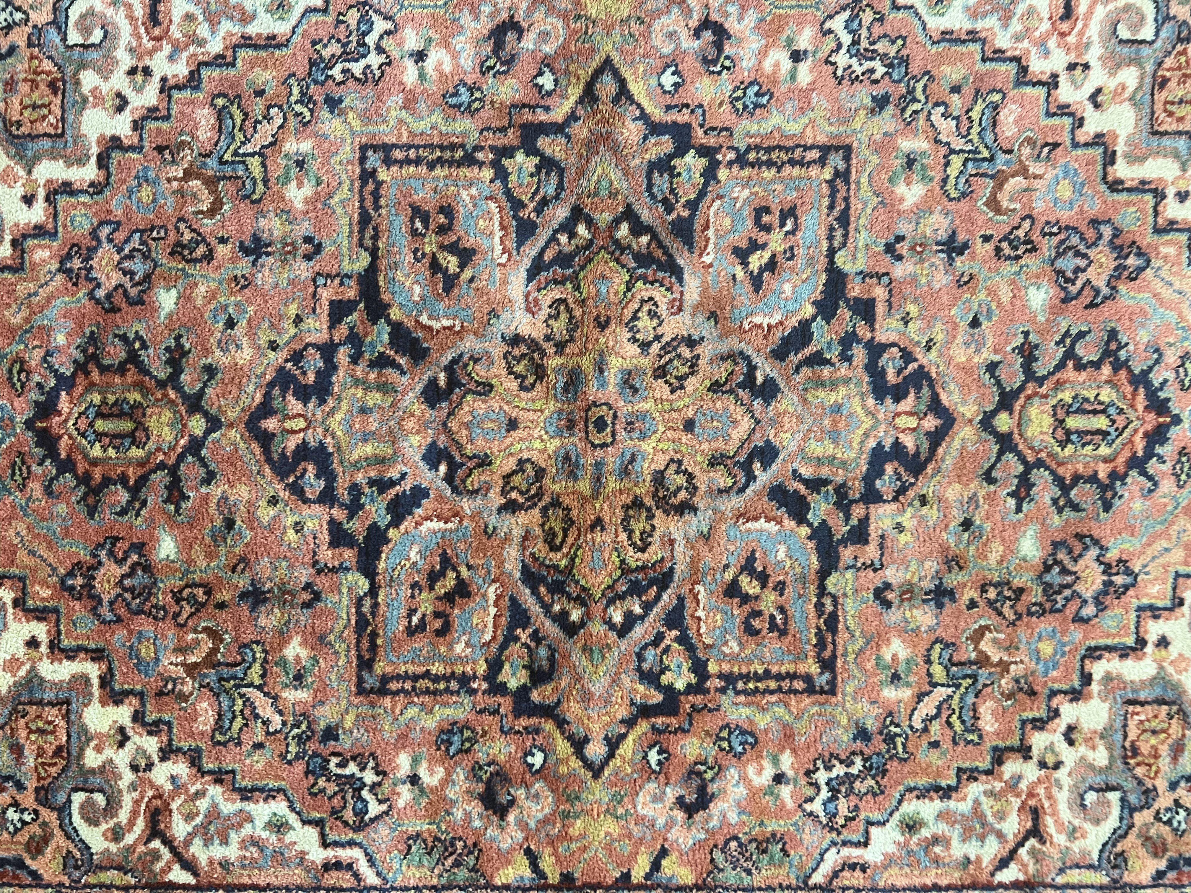 Karastan Rug 4x6, Karastan Heriz #726, Wool Pile Karastan Area Rug, Rare Hard to Find, Original 700 Series Vintage Discontinued Rug - Jewel Rugs