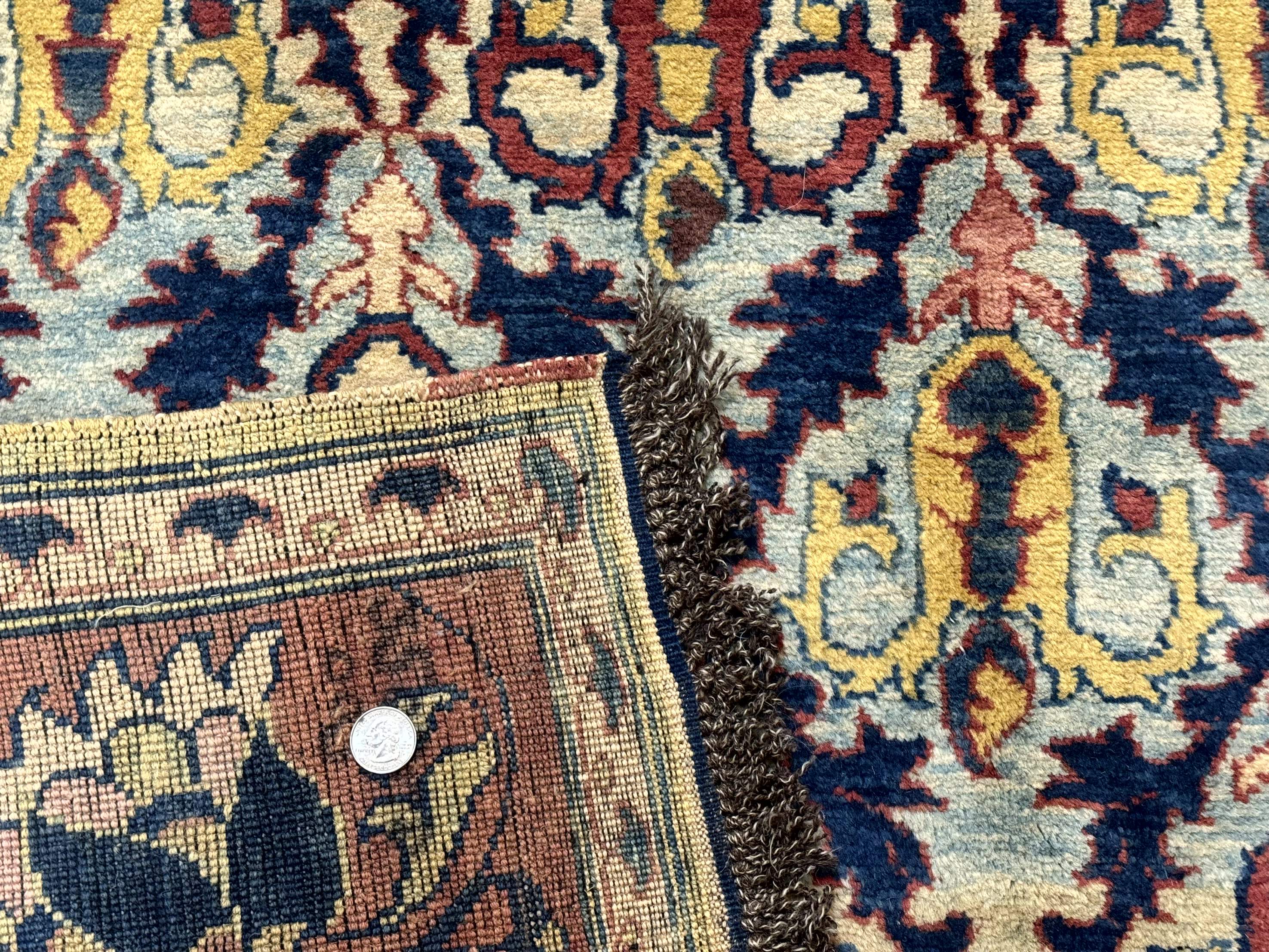 Pak Persian Rug 6x8, Blue Red Multicolor, Unique Design, Hand Knotted, Wool - Jewel Rugs