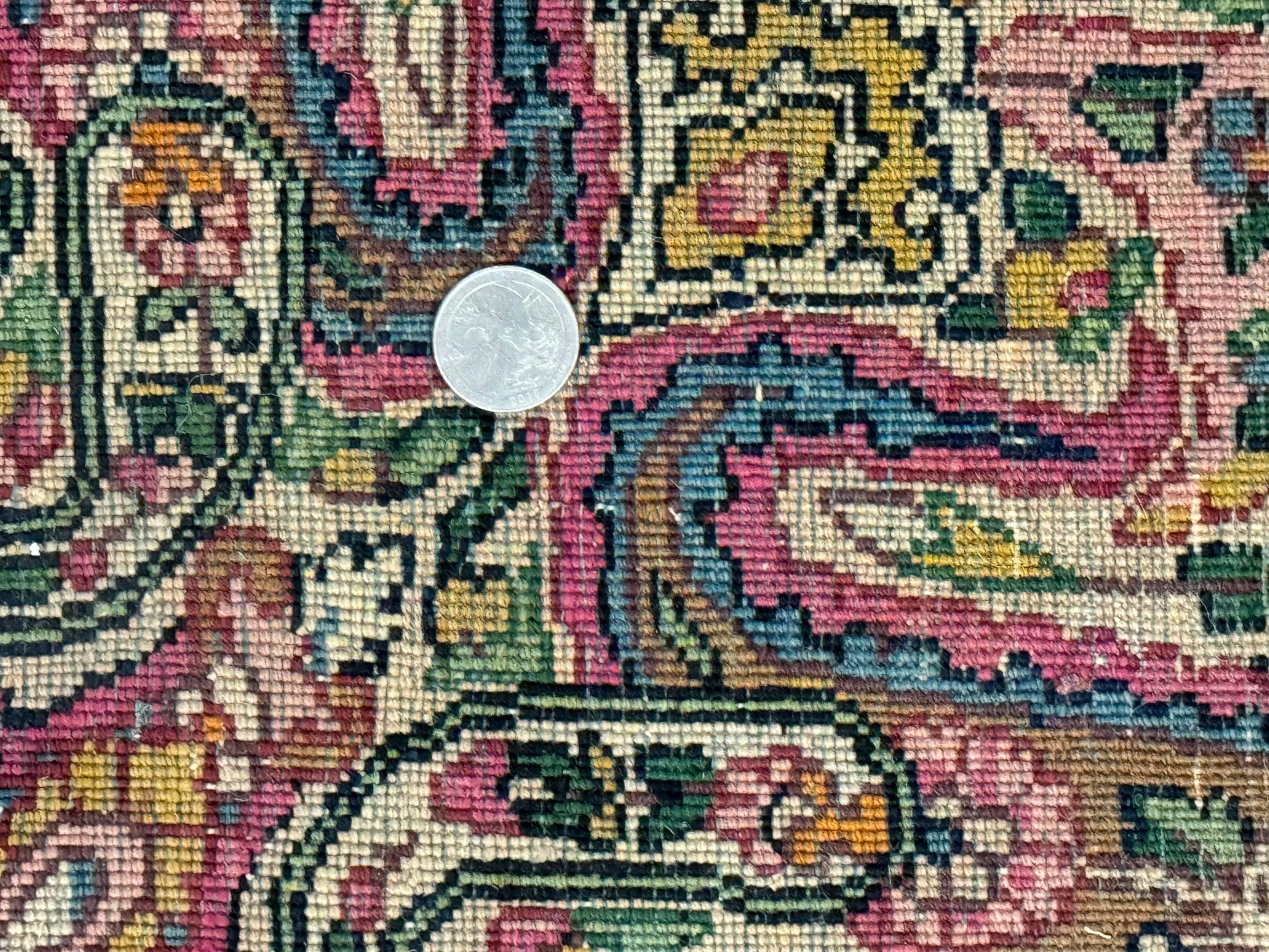 Rare Antique Persian Kerman Lavar Rug 9x12, Boteh Paisley Design - Jewel Rugs
