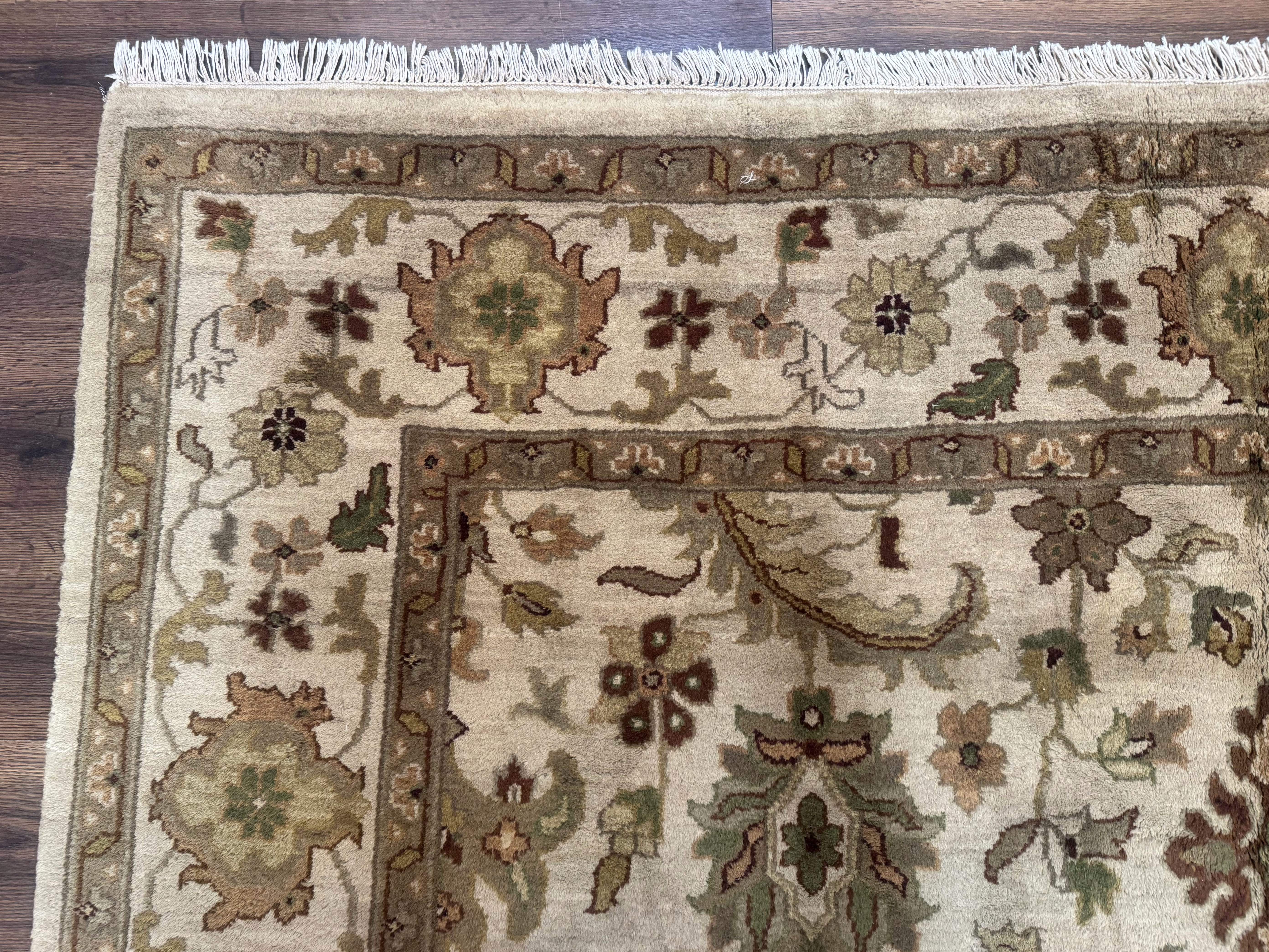 Indo Persian Mahal Rug 8x10 – Hand-Knotted Wool Carpet - Jewel Rugs